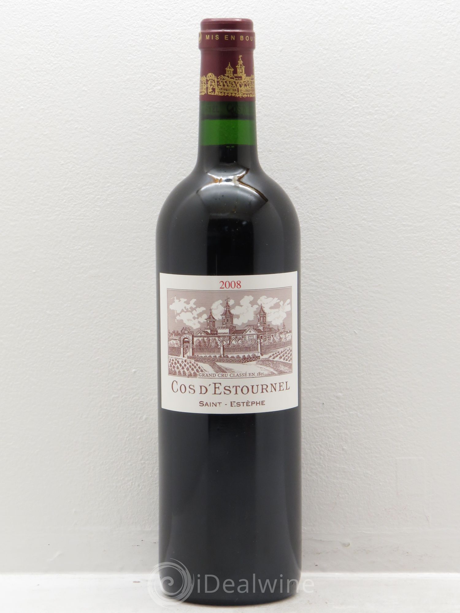 Cos d'Estournel 2ème Grand Cru Classé (sans prix de réserve) 2008 - Lot de 1 bouteille - 0