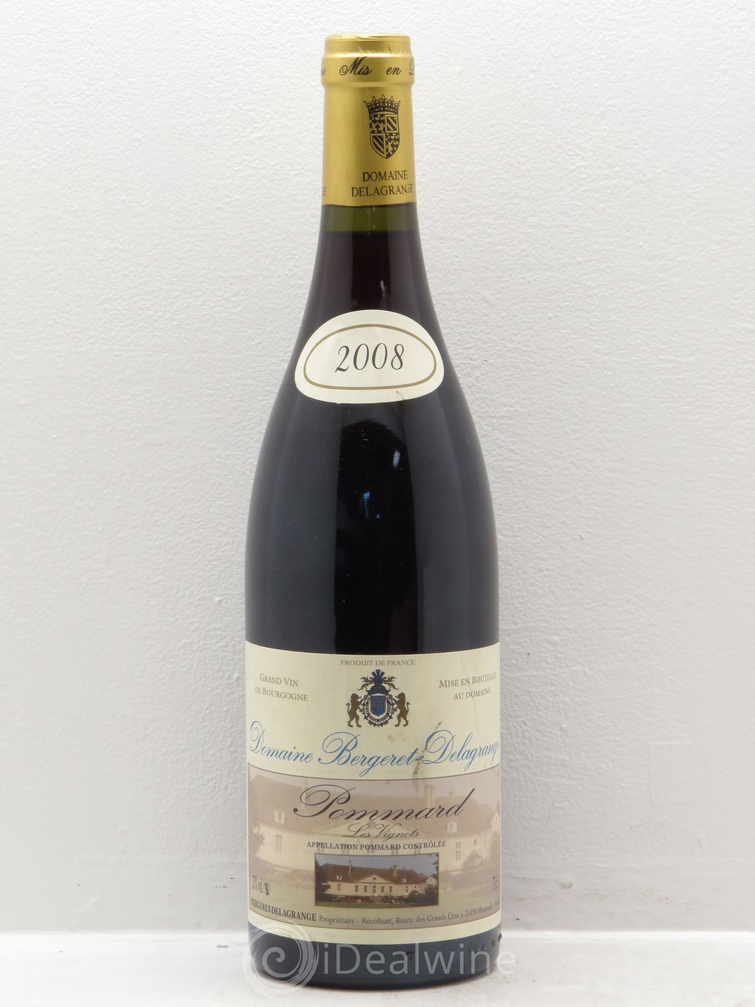 Pommard Les Vignots Bergeret-Delagrange 2008 - Posten von 1 Flasche - 0