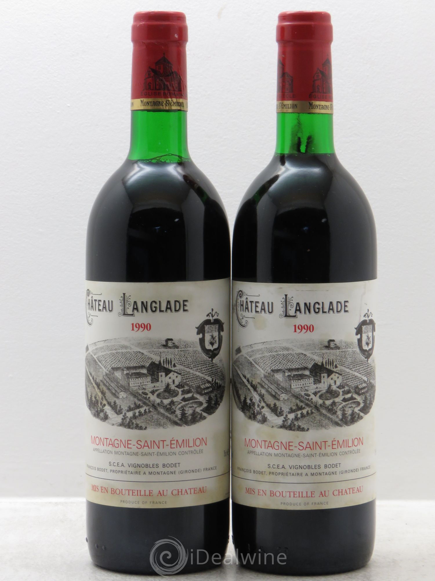 Bordeaux Château Langlade (sans prix de réserve) 1990 - Posten von 2 Flaschen - 0