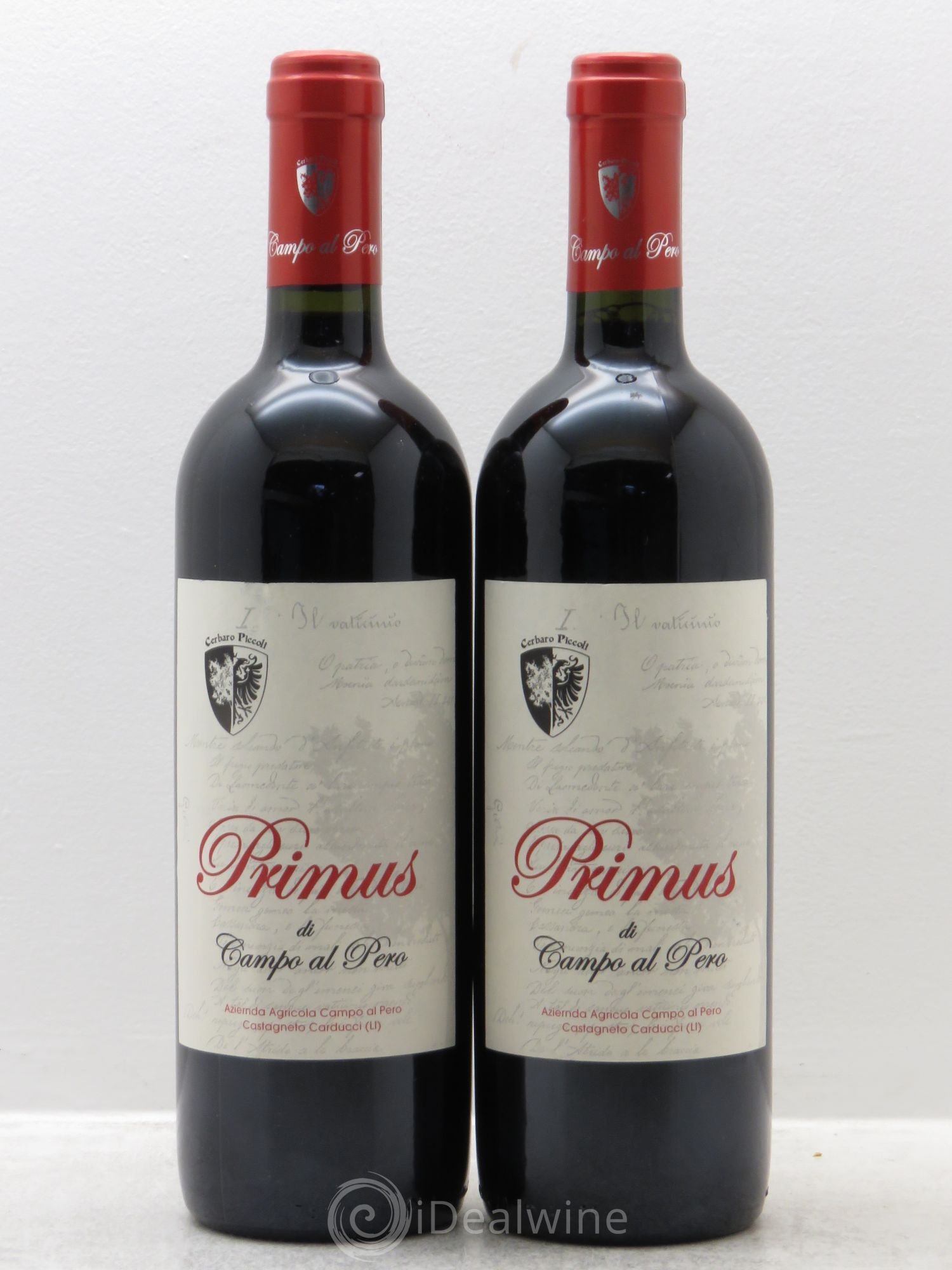 Toscana IGT Primus IGT Bolgheri Campo al Pero Prima Annata (sans prix de réserve) 2006 - Posten von 2 Flaschen - 0