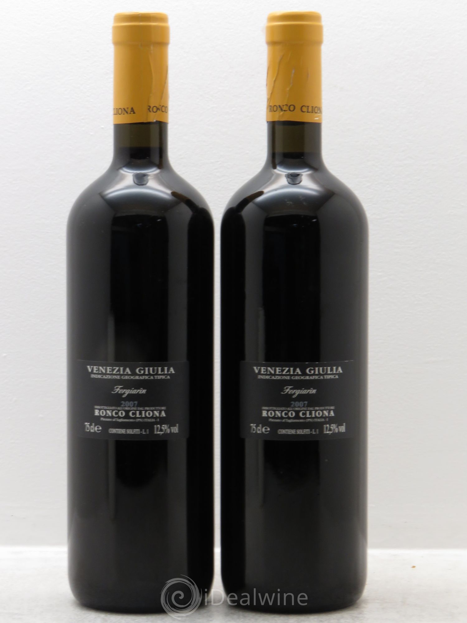Italie Forgiarin Ronco Cliona (sans prix de réserve) 2007 - Posten von 2 Flaschen - 1