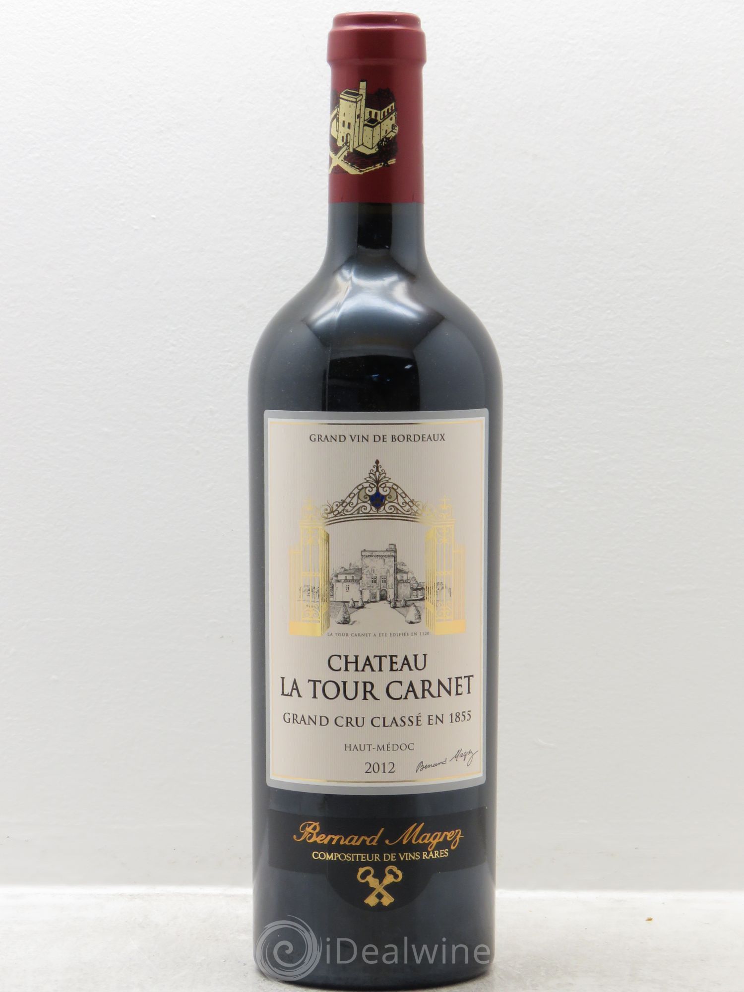 Château la Tour Carnet 4ème Grand Cru Classé (sans prix de réserve) 2012 - Lot de 1 bouteille - 0