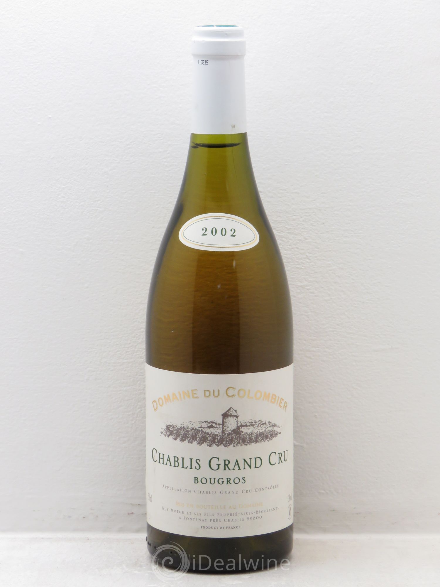 Chablis Grand Cru Domaine du Colombier (sans prix de réserve) 2002 - Posten von 1 Flasche - 0