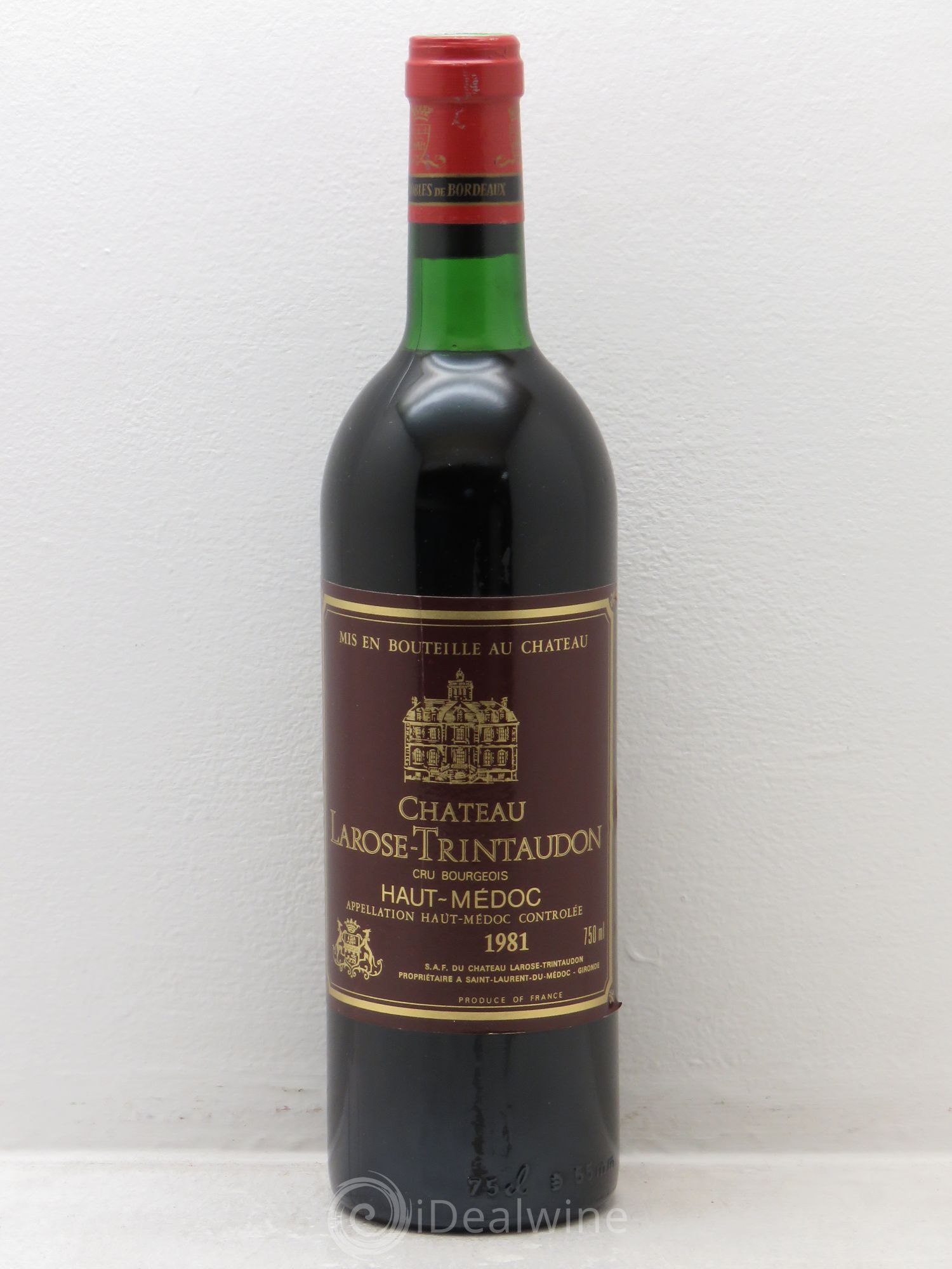 Château Larose Trintaudon Cru Bourgeois (sans prix de réserve) 1981 - Lot de 1 bouteille - 0