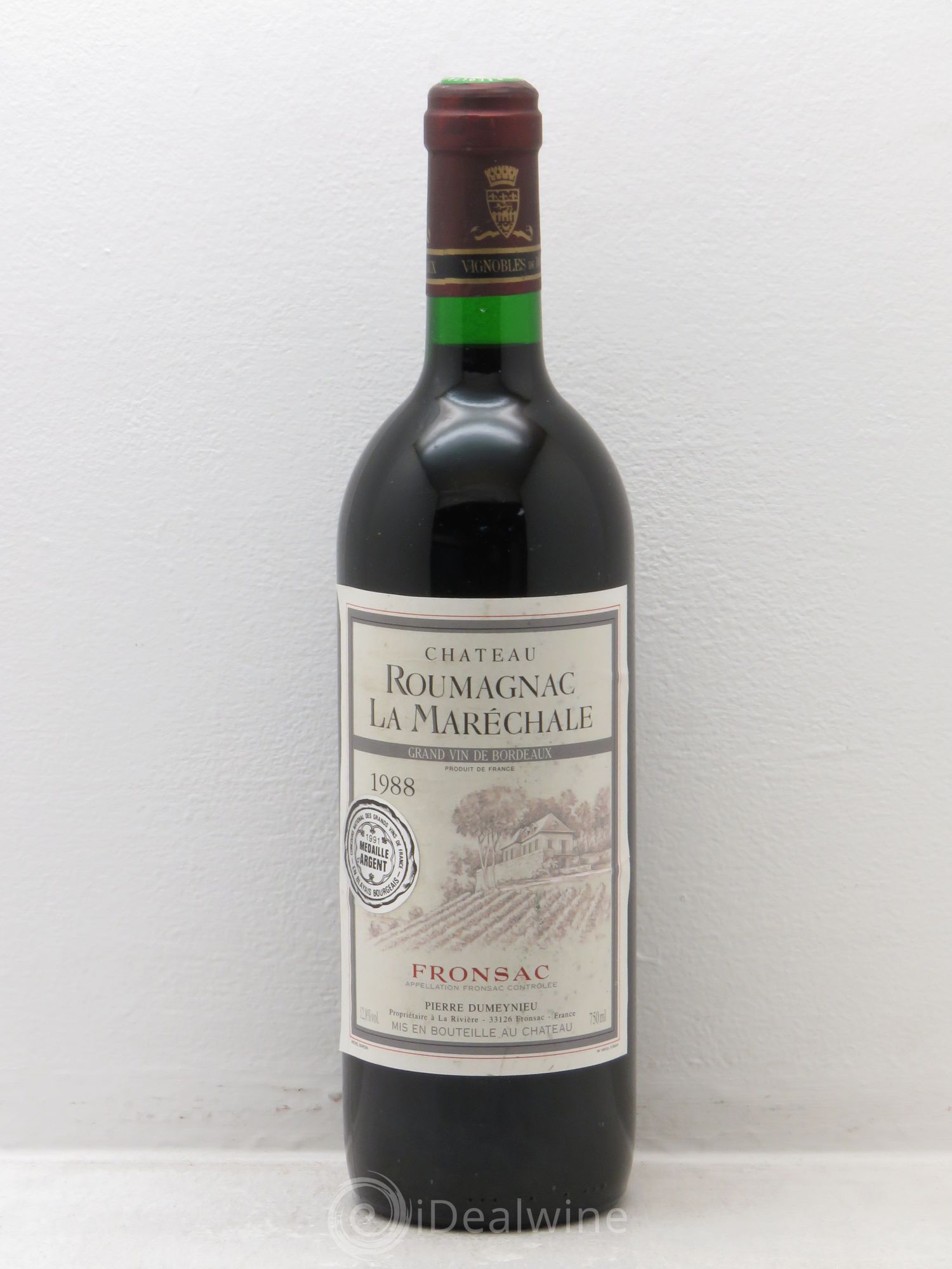 Bordeaux Château Roumagnac La Maréchale (sans prix de réserve) 1988 - Posten von 1 Flasche - 0