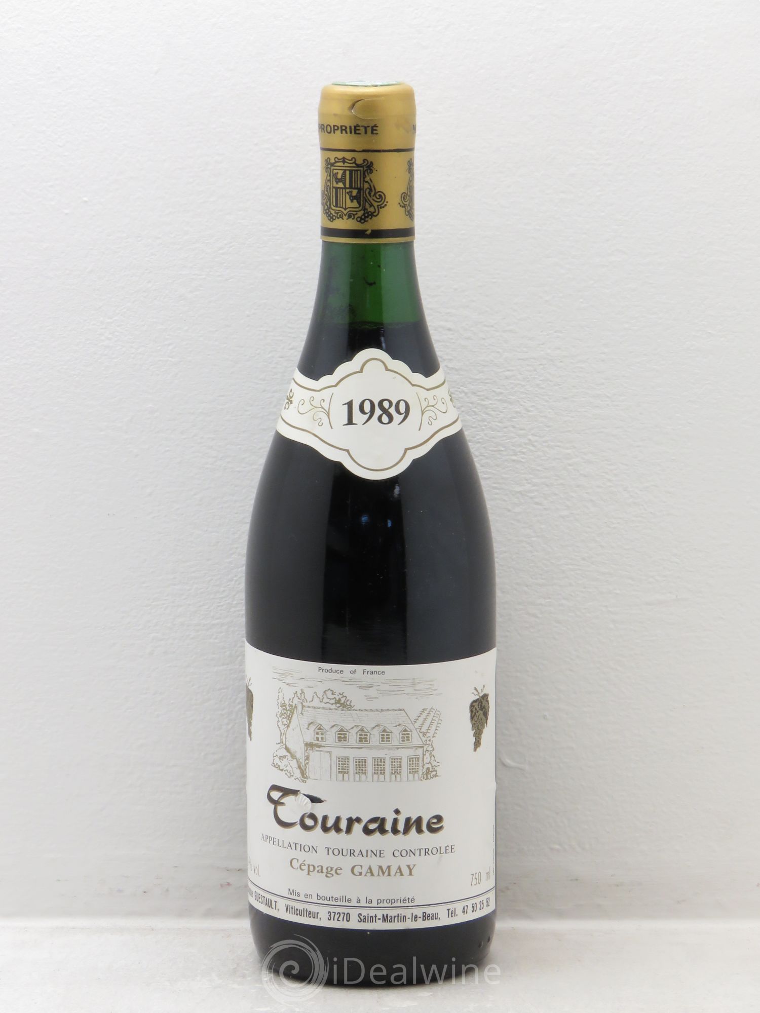 Divers Gamay Touraine C.Guestault (sans prix de réserve) 1989 - Posten von 1 Flasche - 0
