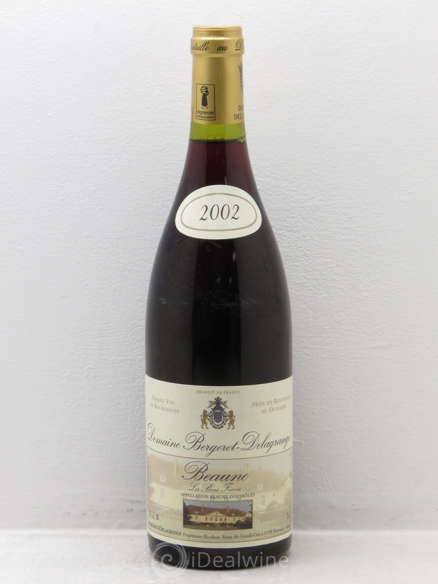 Beaune Les Bons Feuves Bergeret Delagrange (sans prix de réserve) 2002 - Posten von 1 Flasche - 0