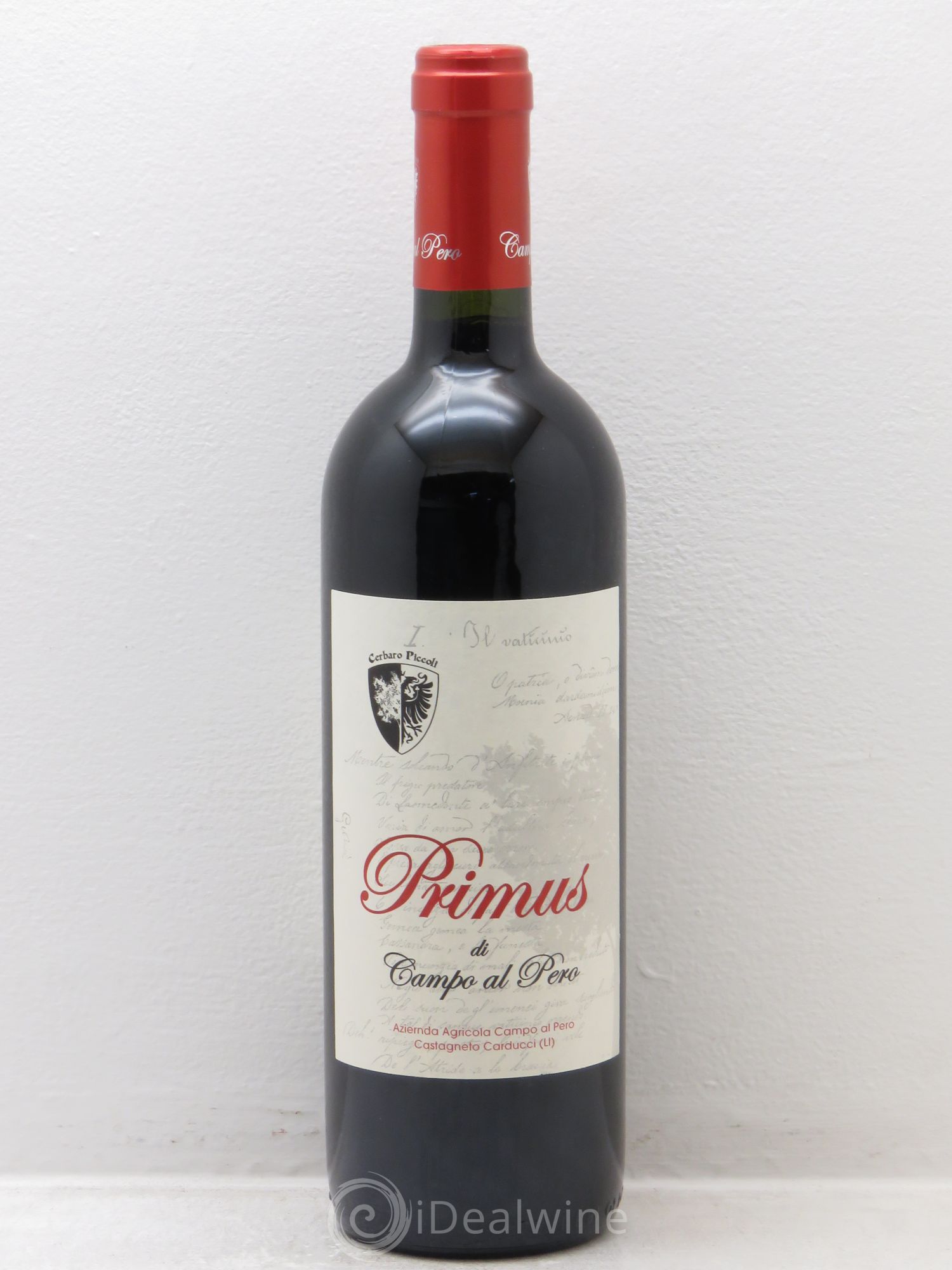 Italie Primus Campo al Pero Prima Annata (sans prix de réserve) 2006 - Posten von 1 Flasche - 0