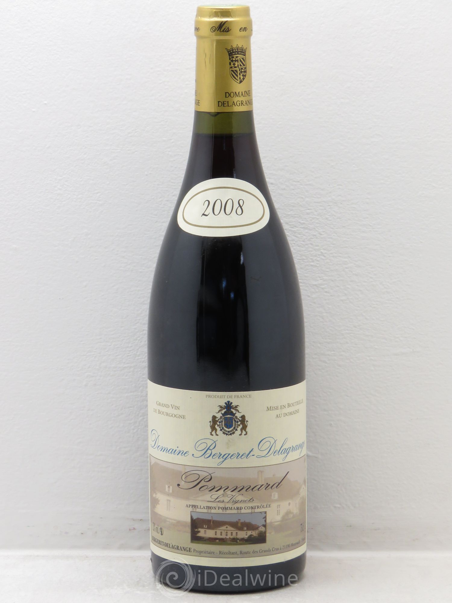 Pommard Les Vignots Bergeret Delagrange (sans prix de réserve) 2008 - Posten von 1 Flasche - 0