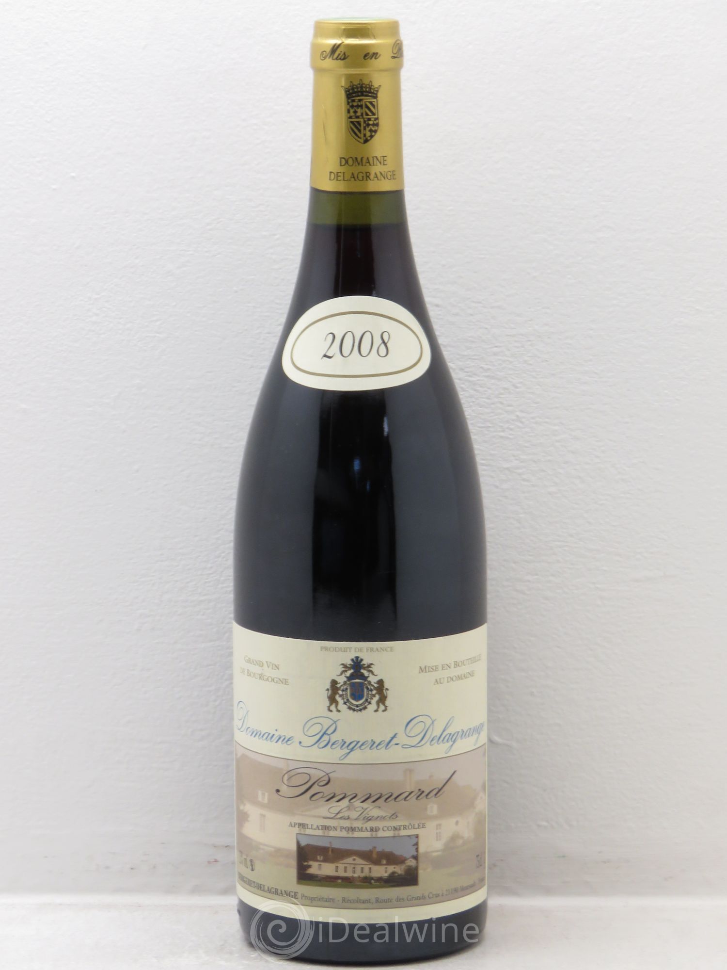 Pommard Les Vignots Bergeret Delagrange (sans prix de réserve) 2008 - Posten von 1 Flasche - 0