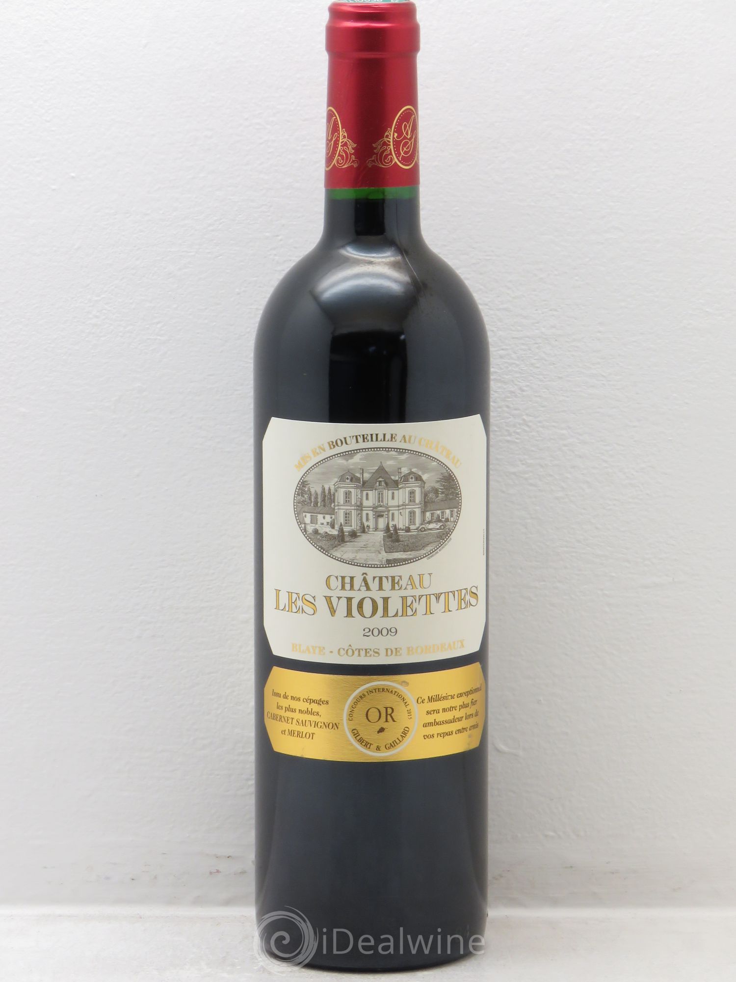 Bordeaux Château les Violettes 1ère Côtes de Blaye (sans prix de réserve) 2009 - Posten von 1 Flasche - 0
