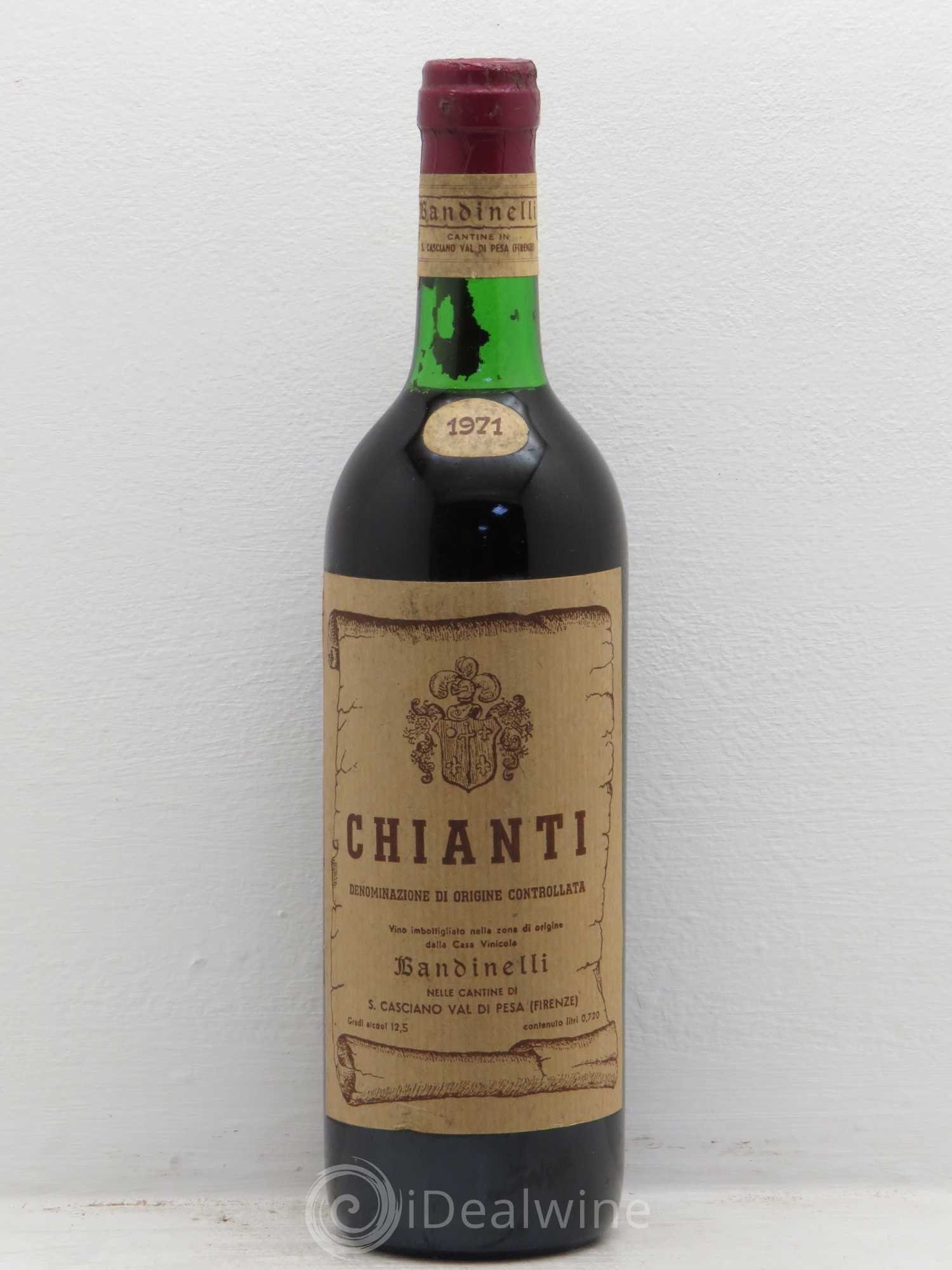 Chianti DOCG Bandinelli (sans prix de réserve) 1971 - Posten von 1 Flasche - 0