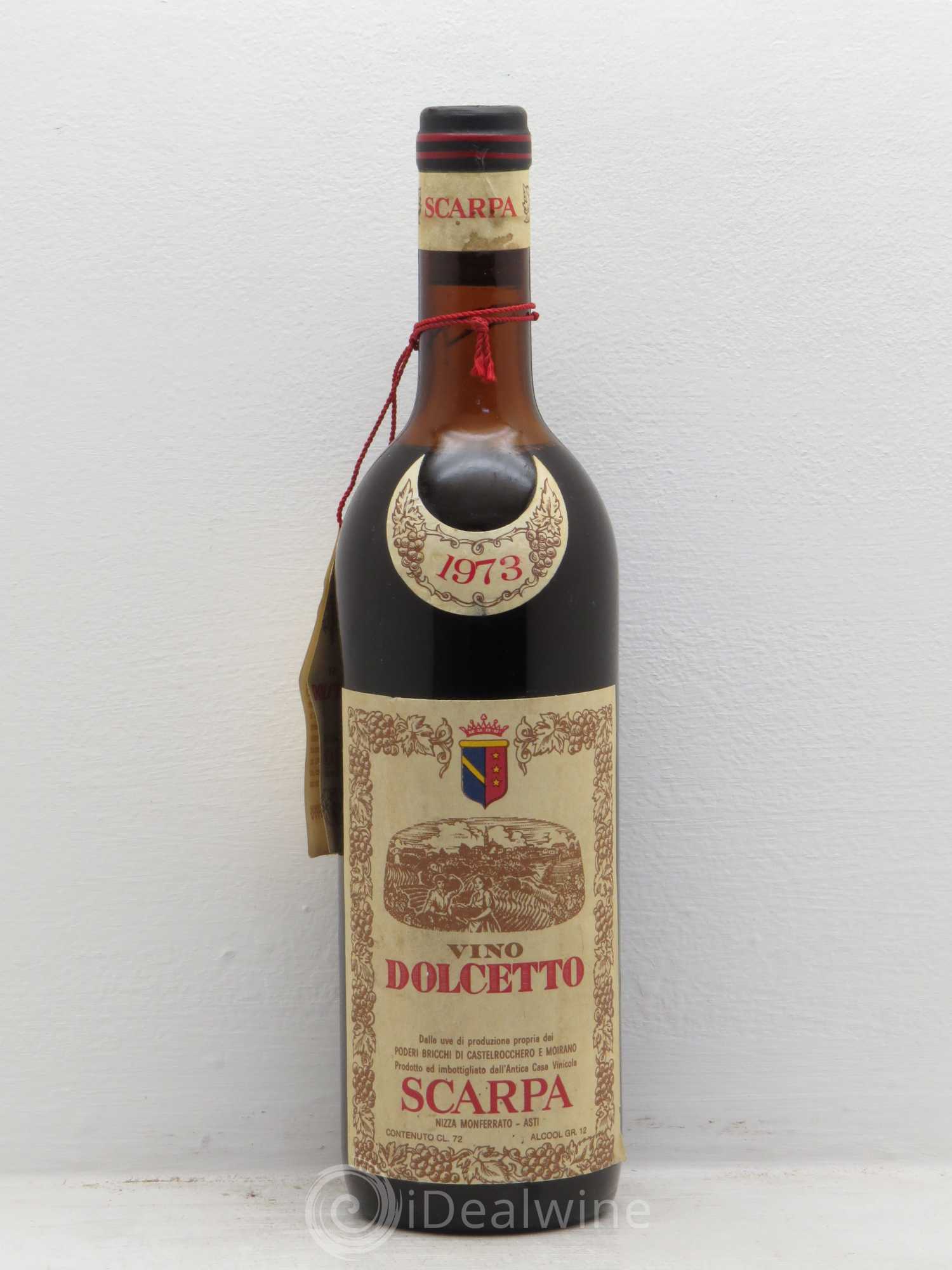 Dolcetto d'Alba DOC Scarpa (sans prix de réserve) 1973 - Posten von 1 Flasche - 0