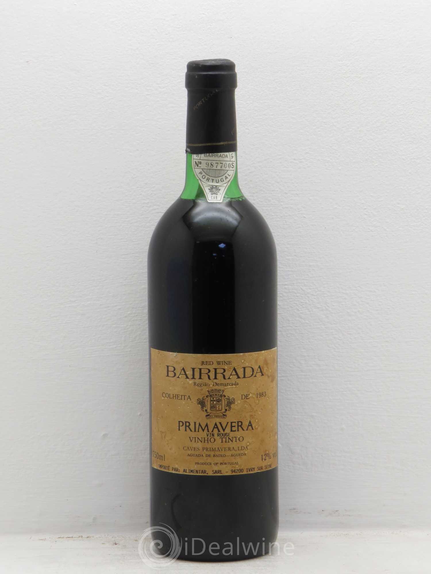 Portugal Bairrada Primavera (sans prix de réserve) 1983 - Posten von 1 Flasche - 0