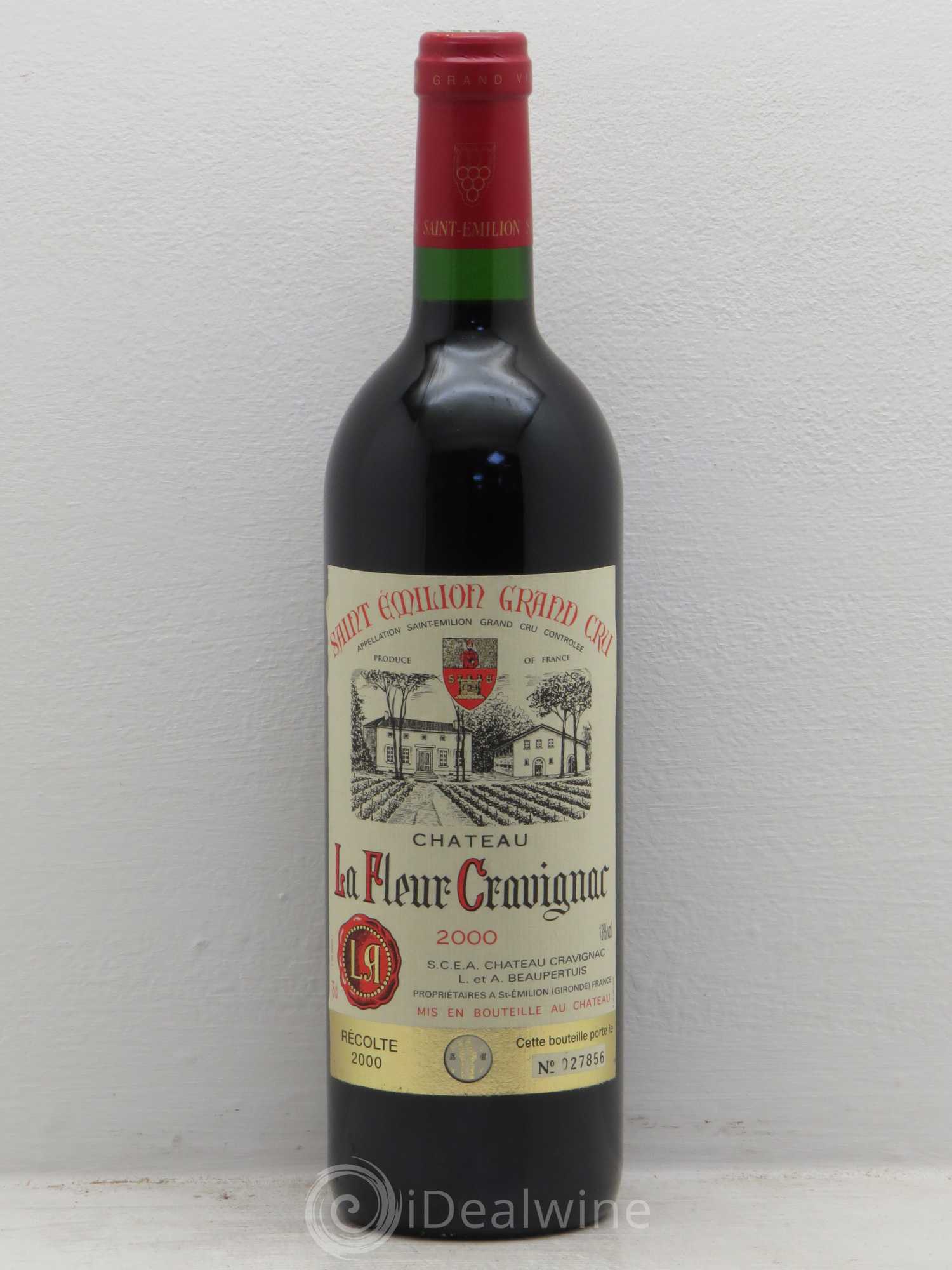 Saint-Émilion La Fleur Cravignac (sans prix de réserve) 2000 - Posten von 1 Flasche - 0