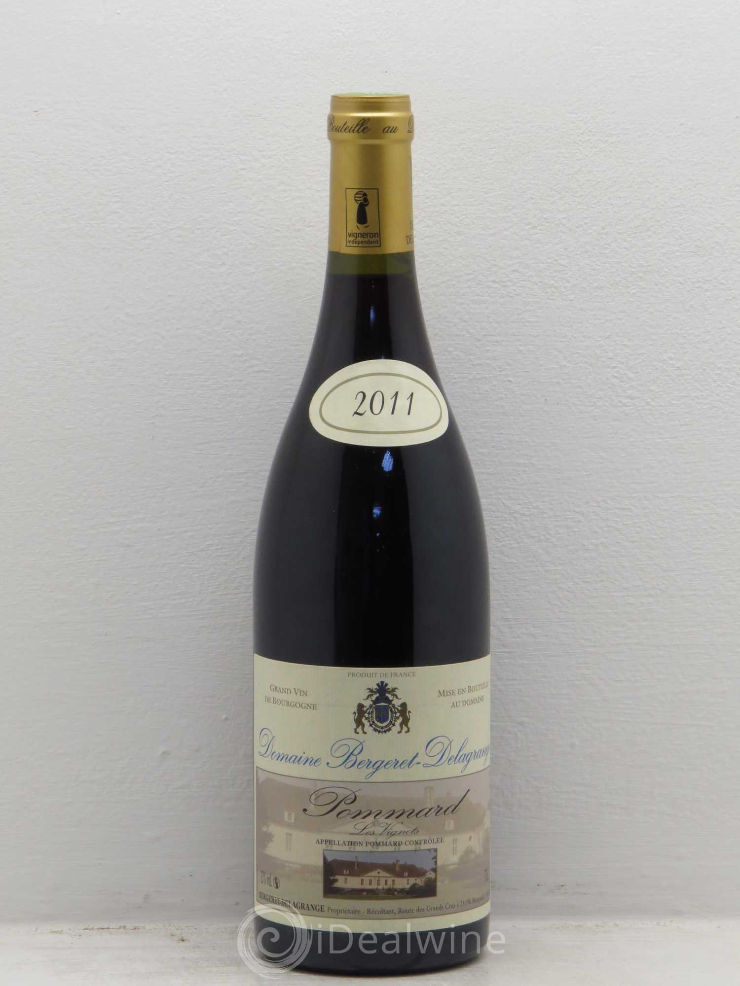 Pommard Les Vignots Bergeret Delagrange (sans prix de réserve) 2011 - Posten von 1 Flasche - 0