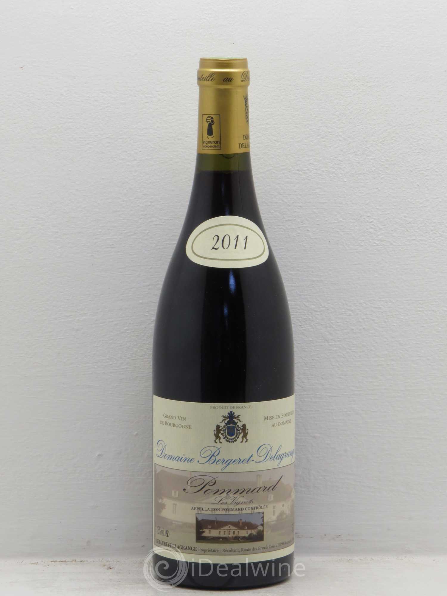 Pommard Les Vignots Bergeret Delagrange (sans prix de réserve) 2011 - Posten von 1 Flasche - 0