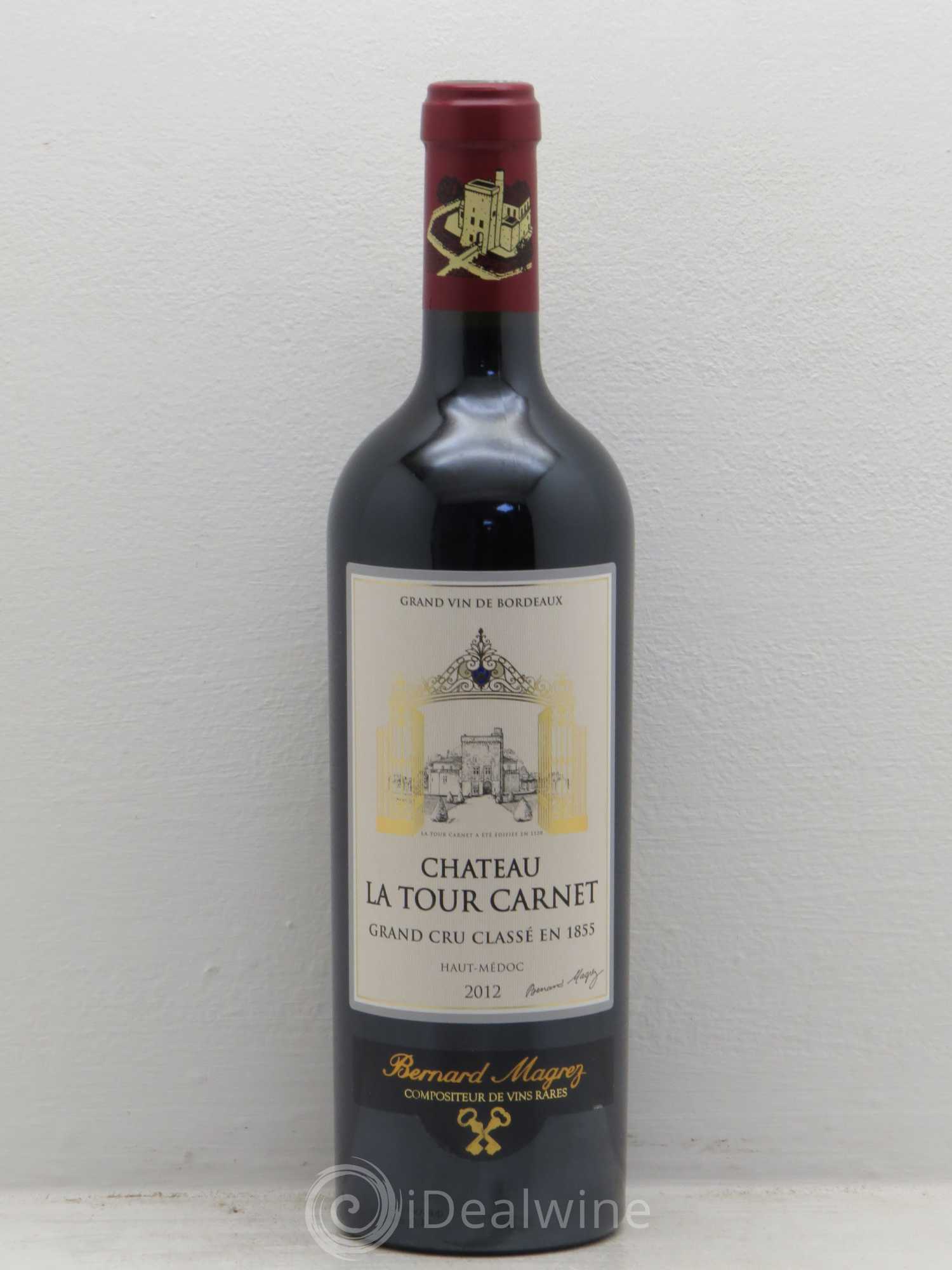 Château la Tour Carnet 4ème Grand Cru Classé (sans prix de réserve) 2012 - Lot de 1 bouteille - 0