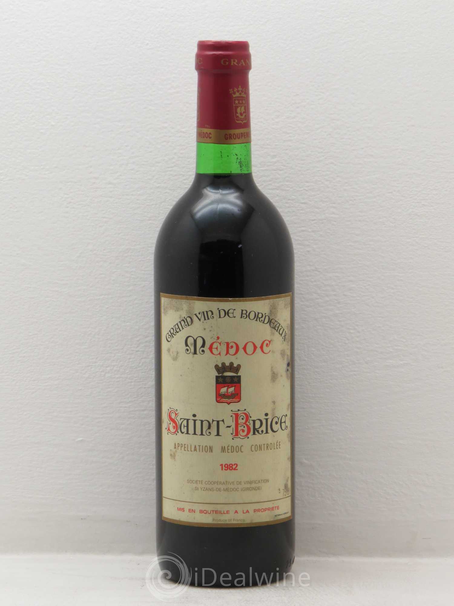 Médoc Chateau Saint Brice (sans prix de réserve) 1982 - Posten von 1 Flasche - 0