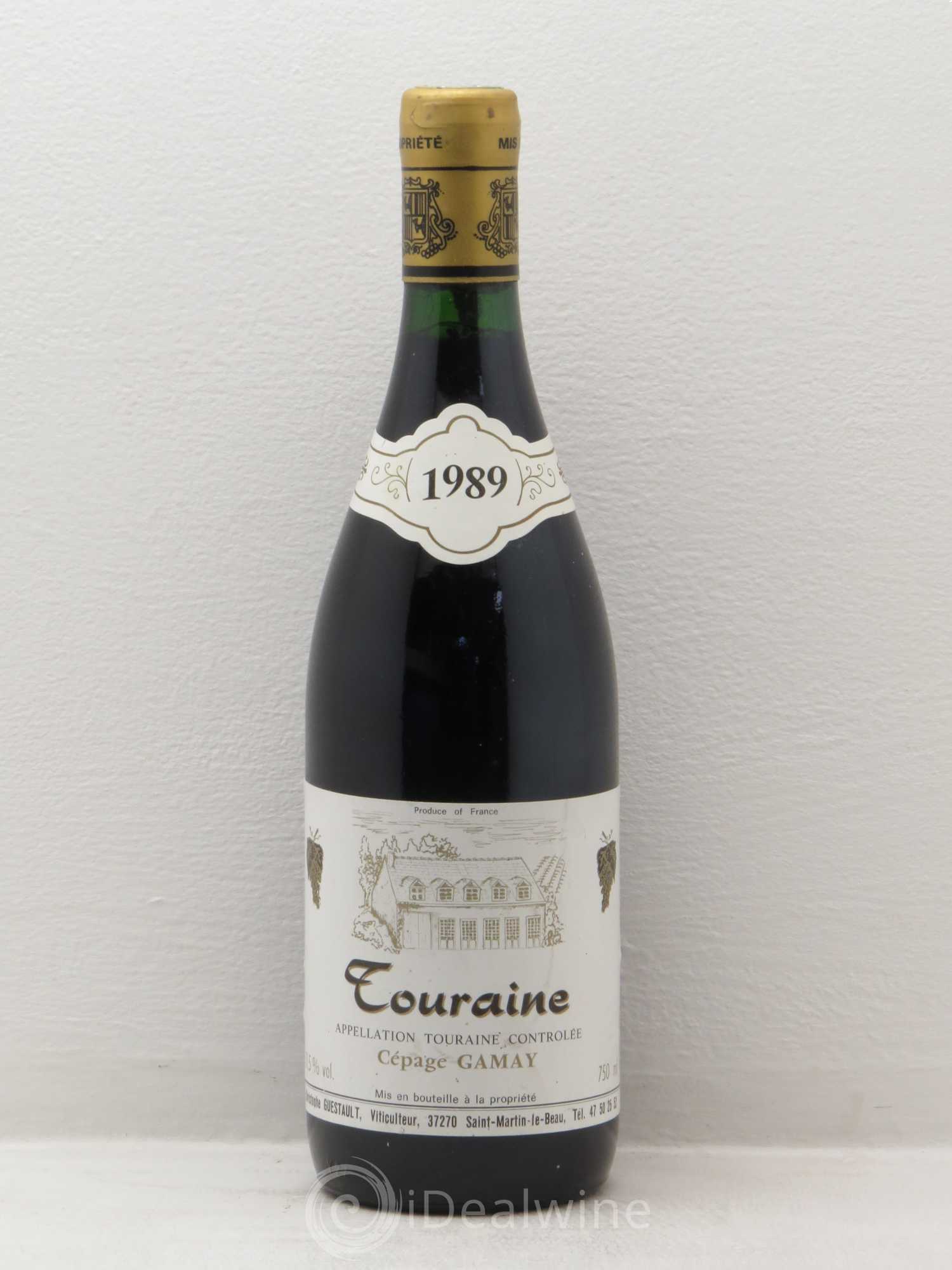 Divers Gamay Touraine (sans prix de réserve) 1989 - Posten von 1 Flasche - 0