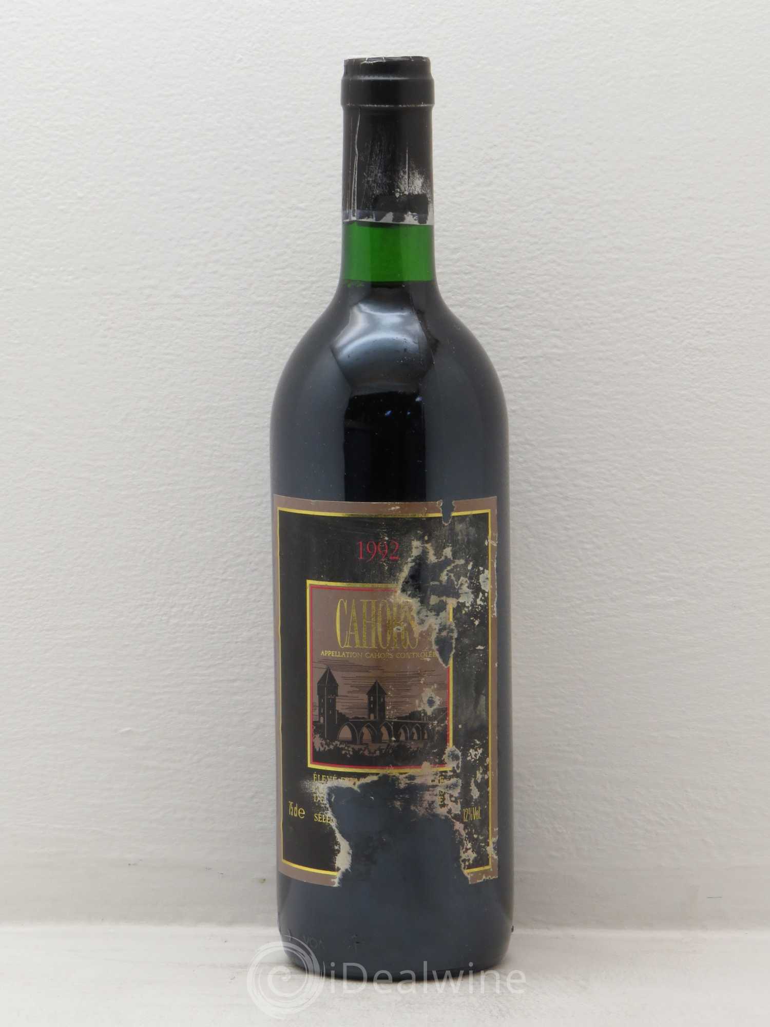 Cahors (sans prix de réserve) 1992 - Lot de 1 bouteille - 0