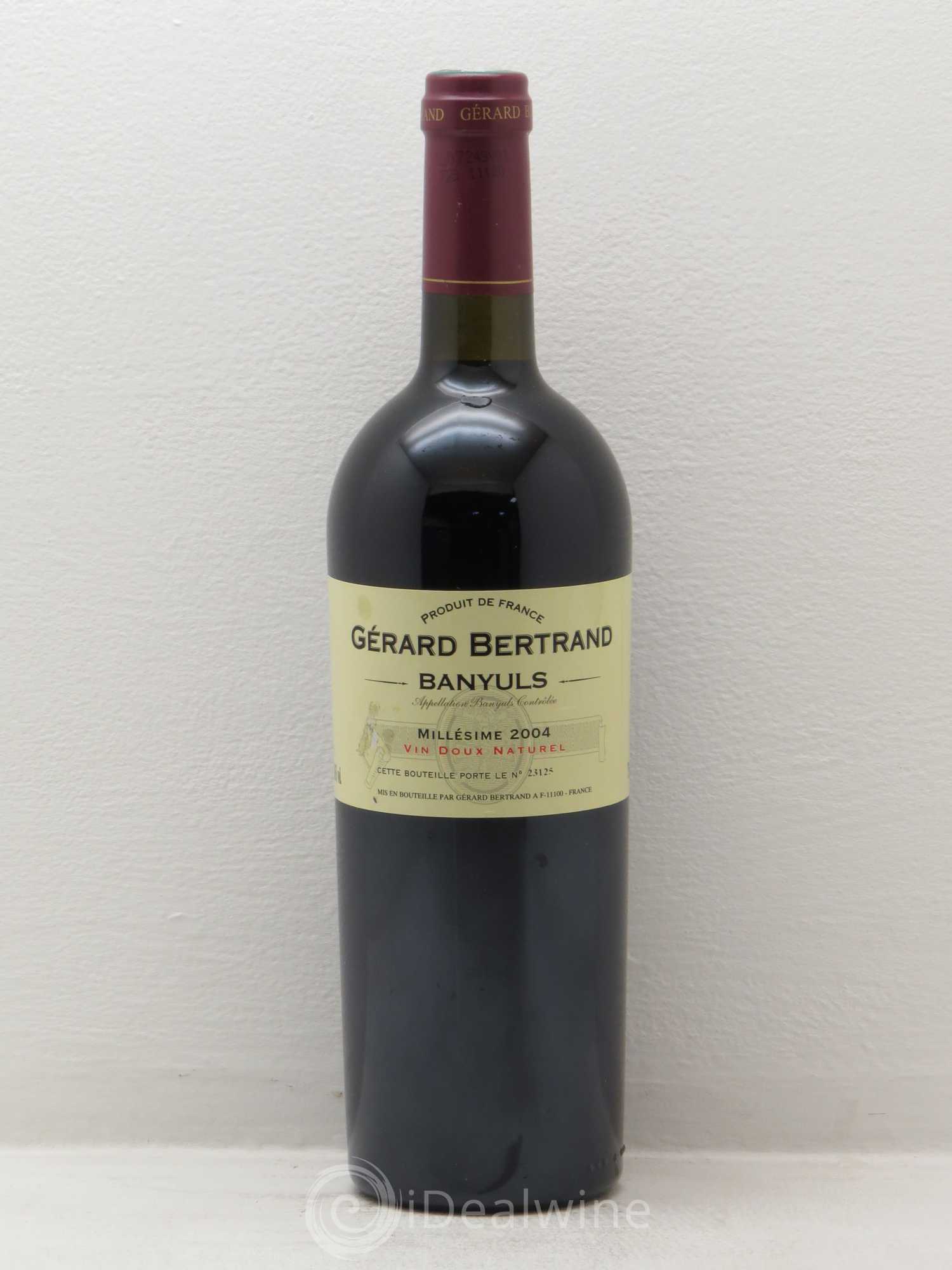Banyuls Gérard Bertrand (sans prix de réserve) 2004 - Posten von 1 Flasche - 0