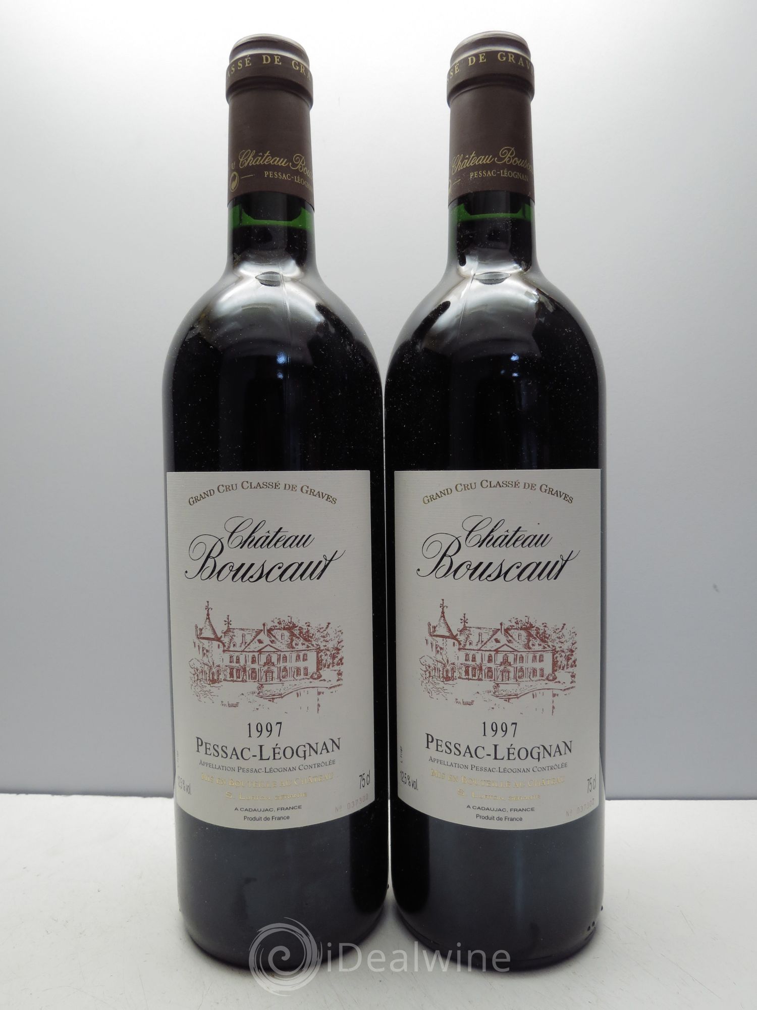 Château Bouscaut Cru Classé de Graves 1997 - Lot de 2 bouteilles - 0