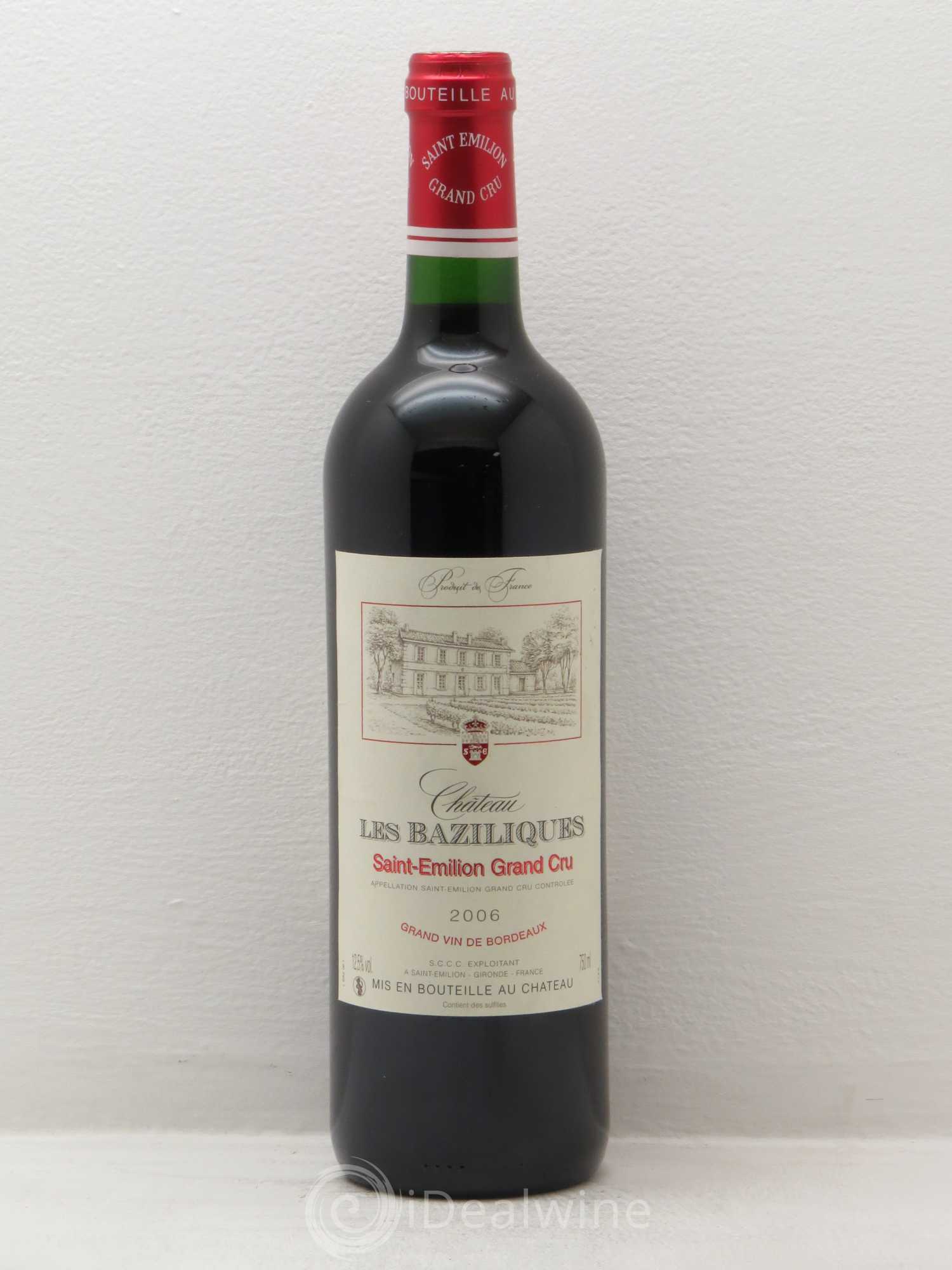 Saint-Émilion Chateau les Baziliques (sans prix de réserve) 2006 - Posten von 1 Flasche - 0