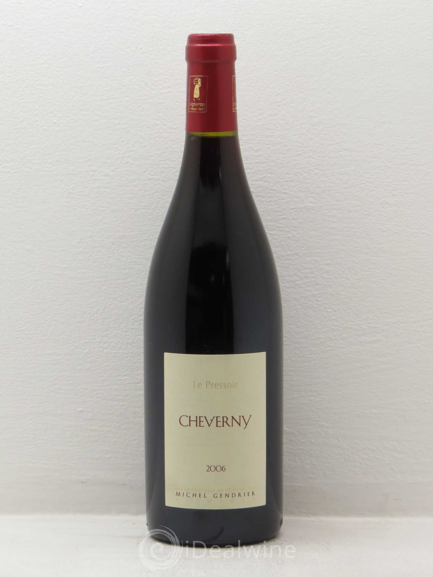 Divers Cheverny Le pressoir Michel Gendrier (sans prix de réserve) 2006 - Posten von 1 Flasche - 0