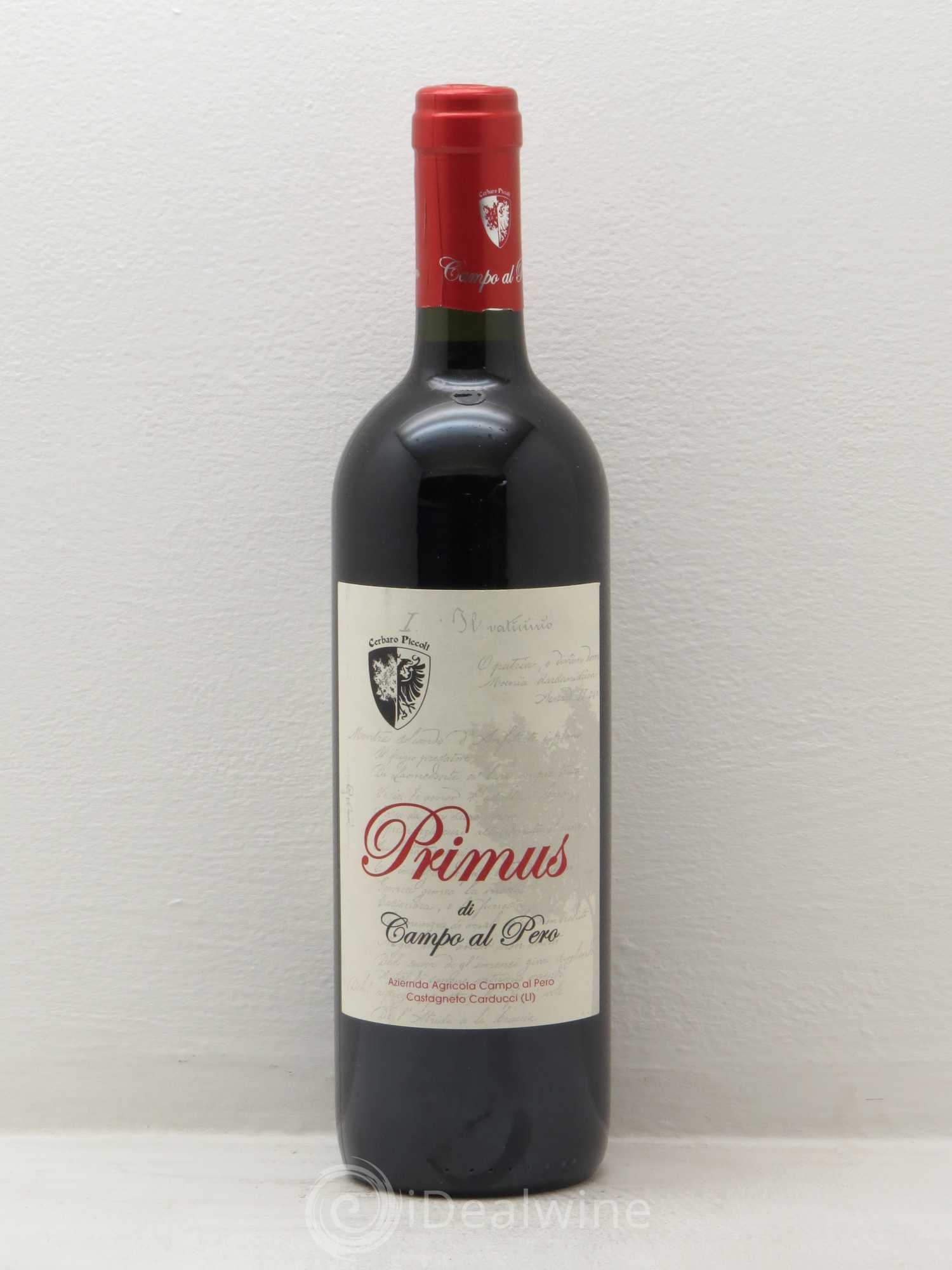 Italie Primus IGT Bolgheri Campo al Pero Prima Annata (sans prix de réserve) 2006 - Posten von 1 Flasche - 0