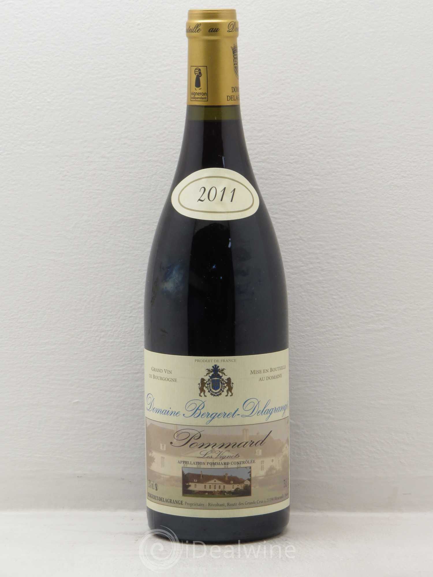 Pommard Les Vignots Bergeret Delagrange (sans prix de réserve) 2011 - Posten von 1 Flasche - 0