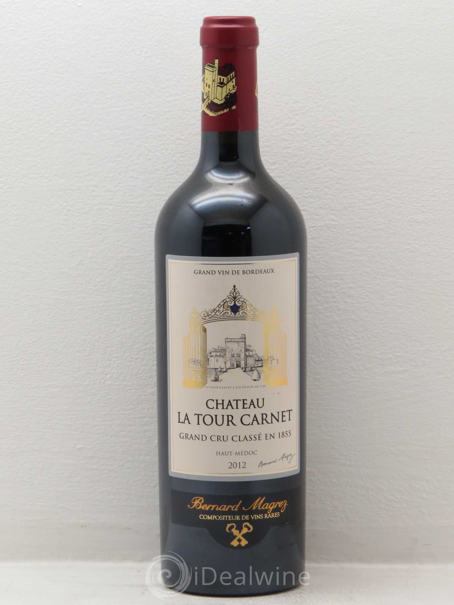 Château la Tour Carnet 4ème Grand Cru Classé (sans prix de réserve) 2012 - Lot de 1 bouteille - 0