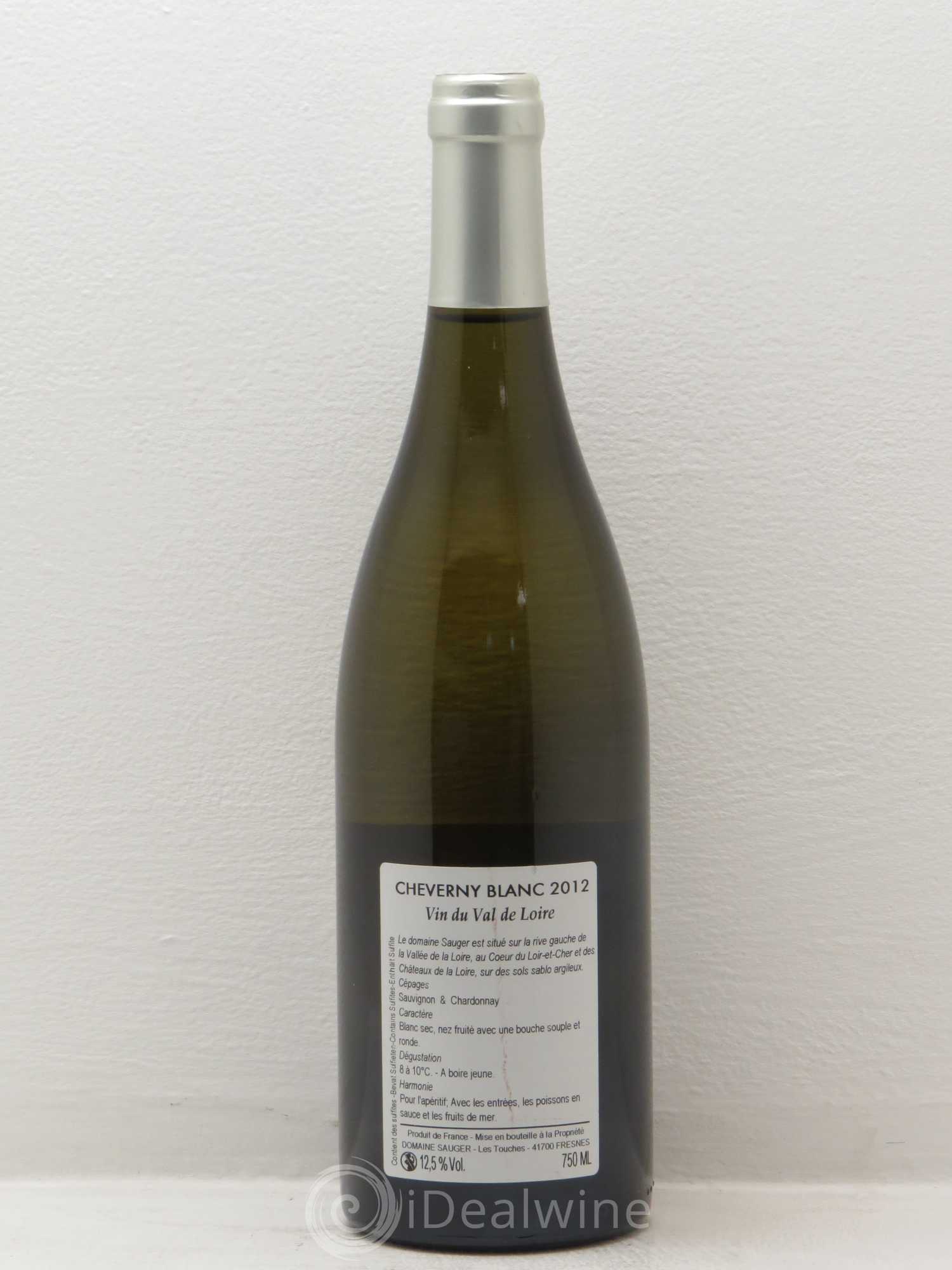Divers Cheverny Domaine Sauger (sans prix de réserve) 2012 - Posten von 1 Flasche - 1