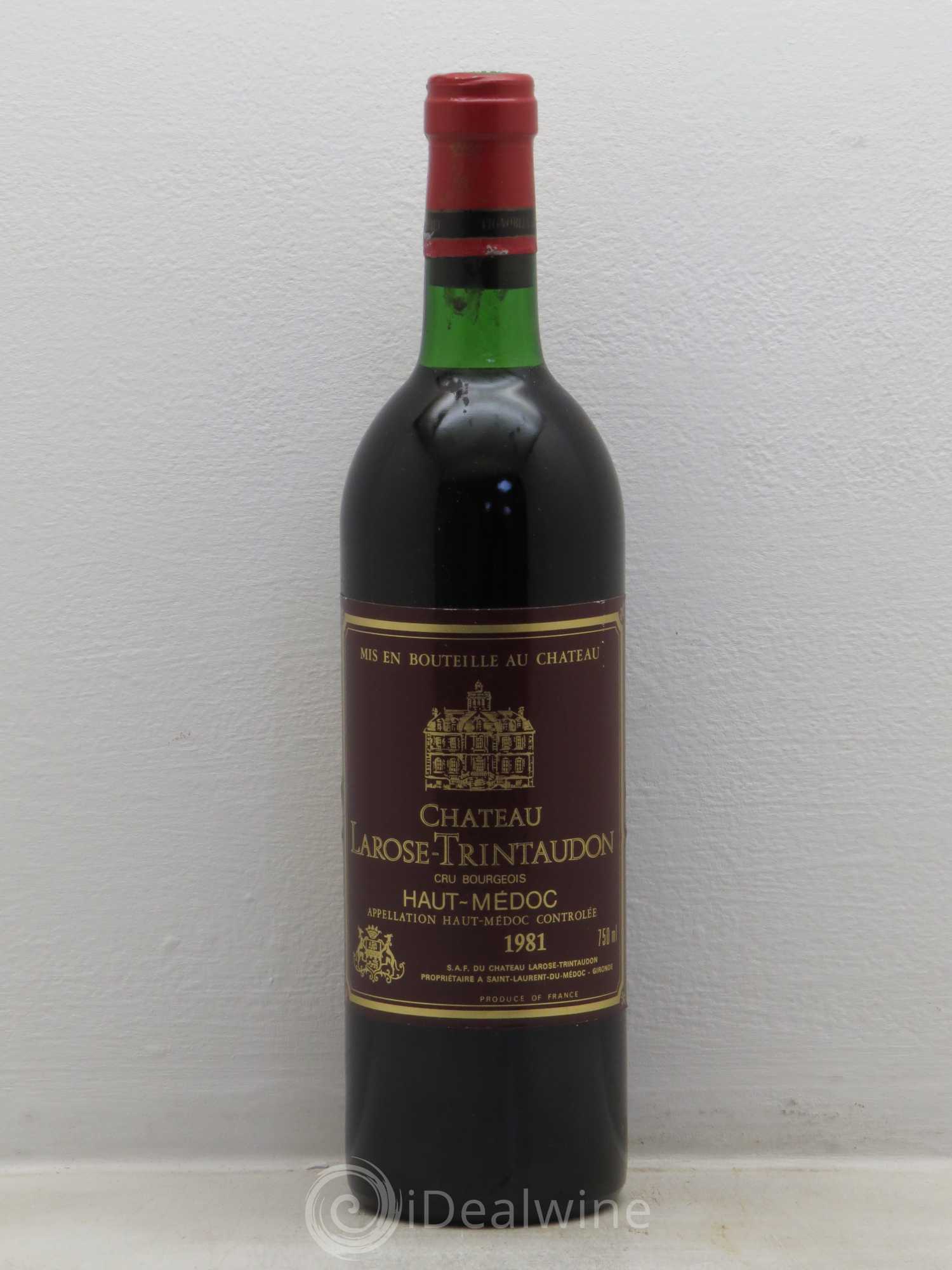 Château Larose Trintaudon Cru Bourgeois (sans prix de réserve) 1981 - Lot de 1 bouteille - 0