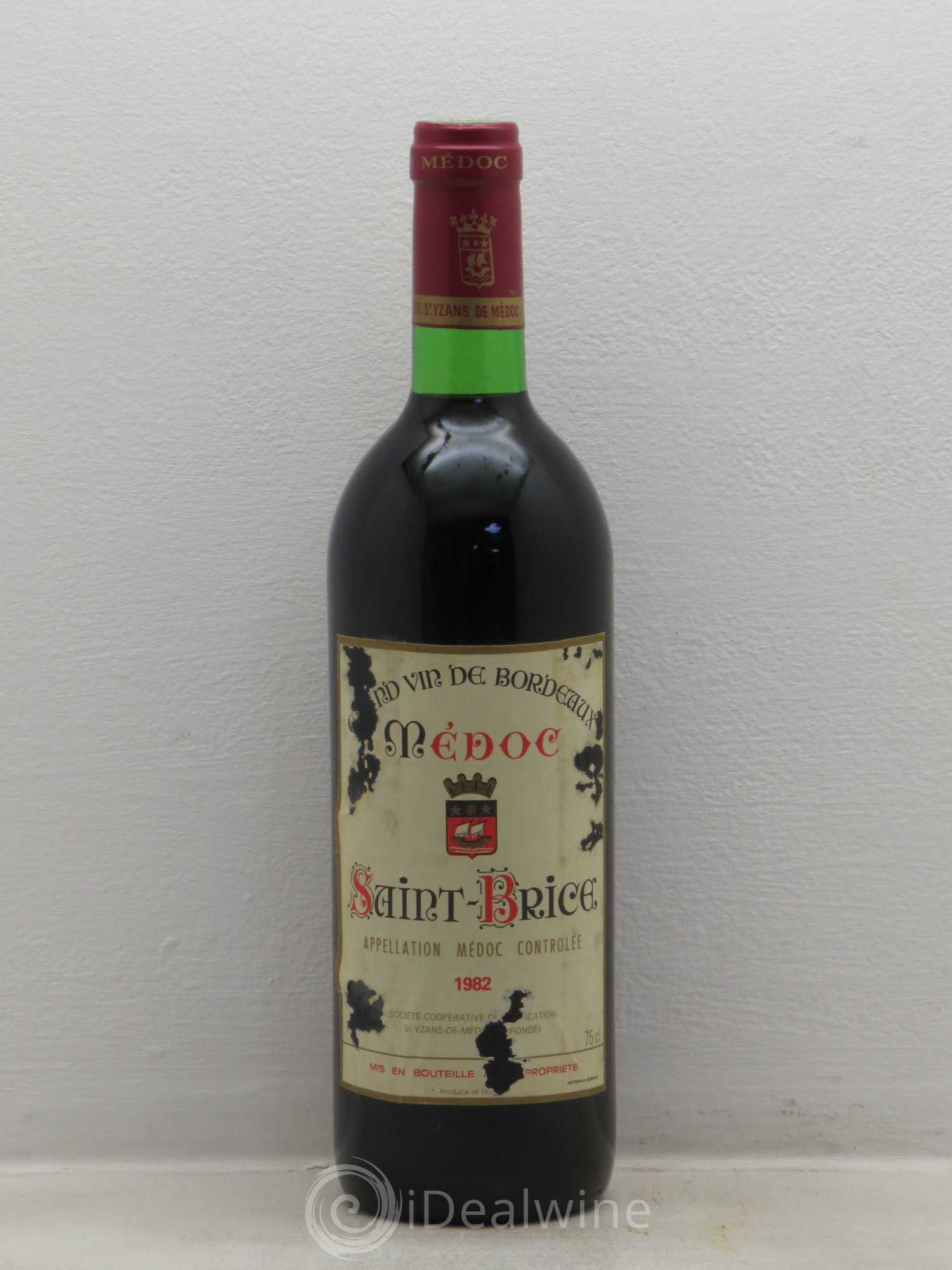 Médoc Chateau Saint Brice (sans prix de réserve) 1982 - Posten von 1 Flasche - 0