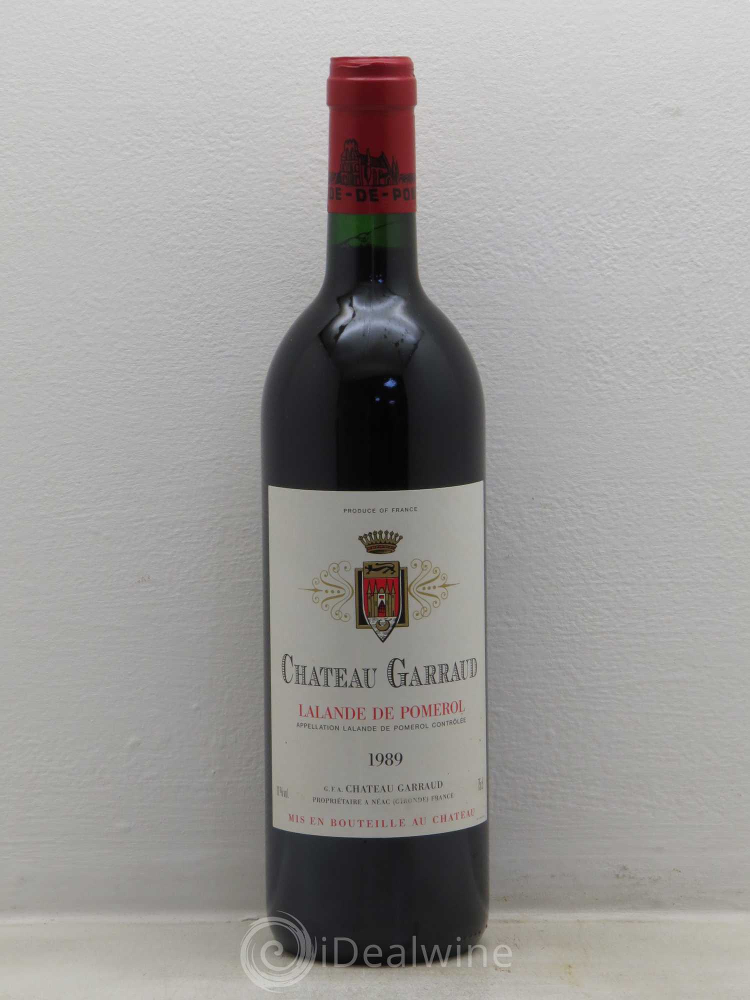 Bordeaux Chateau Garraud Lalande de Pomerol (sans prix de réserve) 1989 - Posten von 1 Flasche - 0