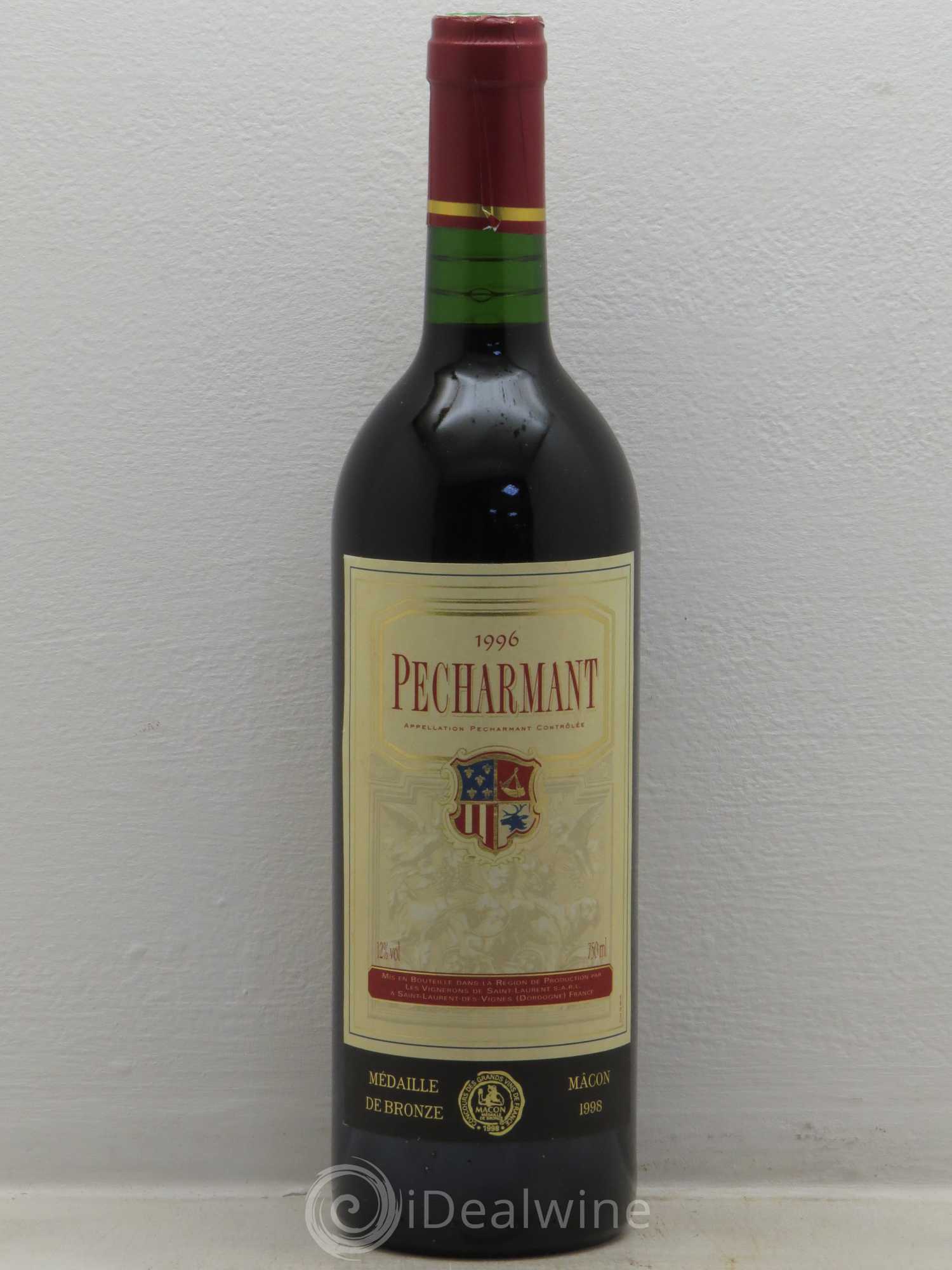 Pécharmant (sans prix de réserve) 1996 - Lot de 1 bouteille - 0