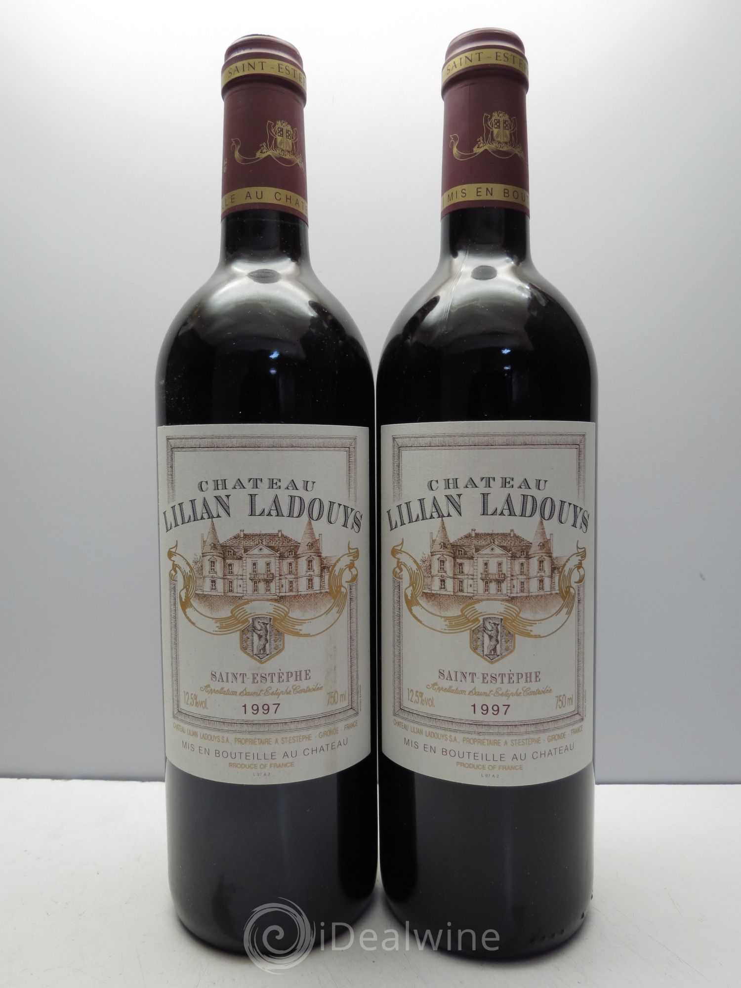 Château Lilian Ladouys Cru Bourgeois 1997 - Lot de 2 bouteilles - 0