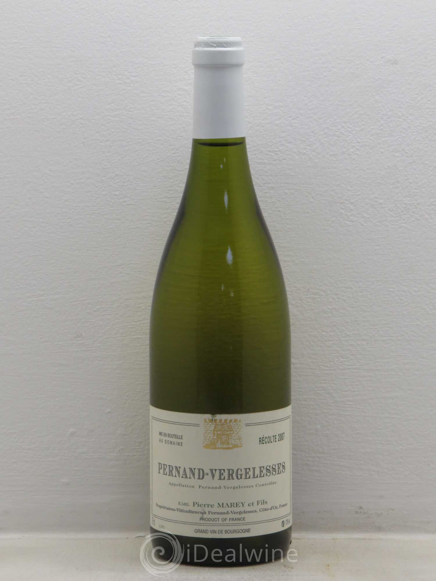 Pernand-Vergelesses Pierre Marey (sans prix de réserve) 2007 - Posten von 1 Flasche - 0