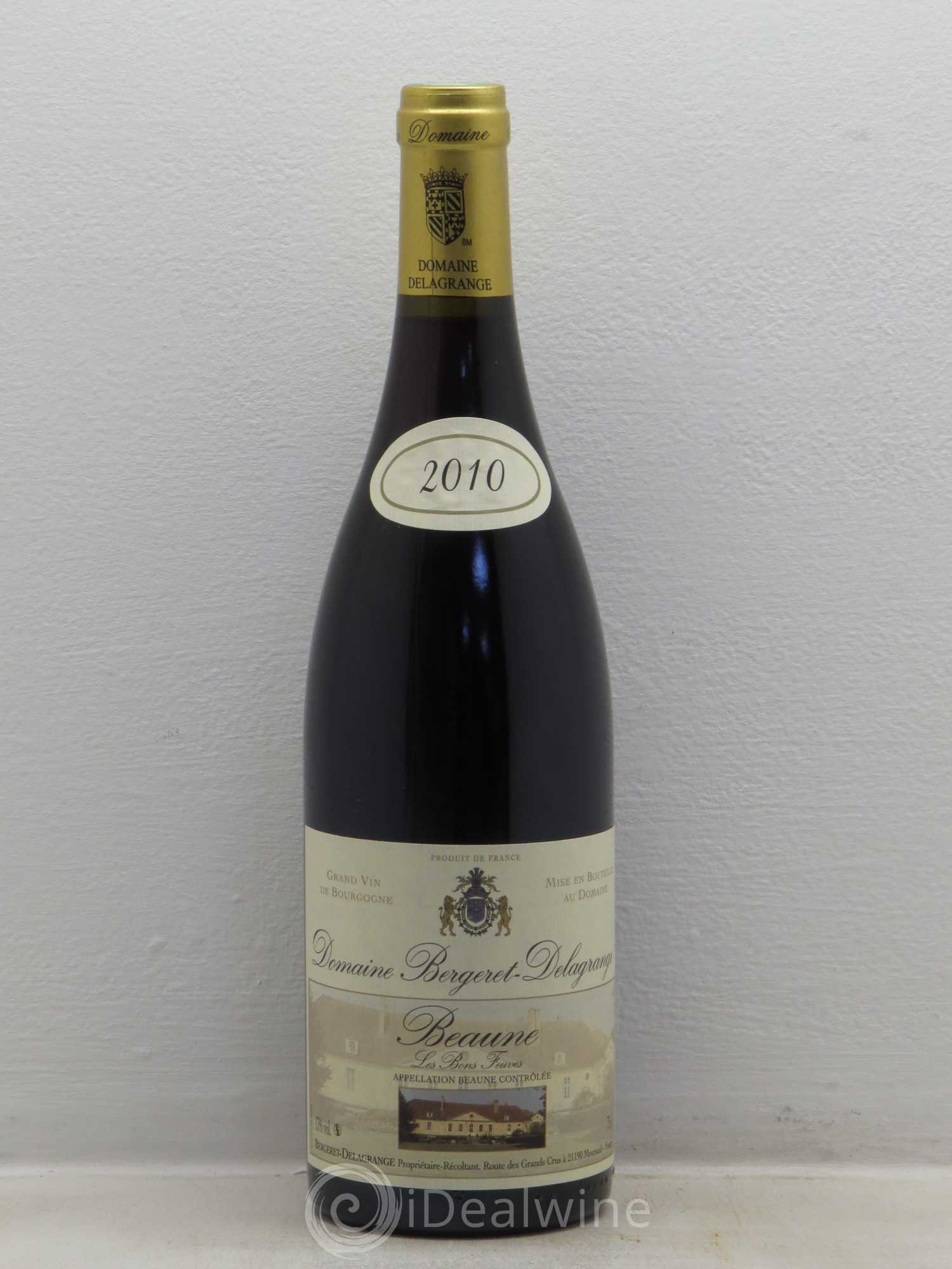 Beaune Les Bons Feuves Delagrange (sans prix de réserve) 2010 - Posten von 1 Flasche - 0
