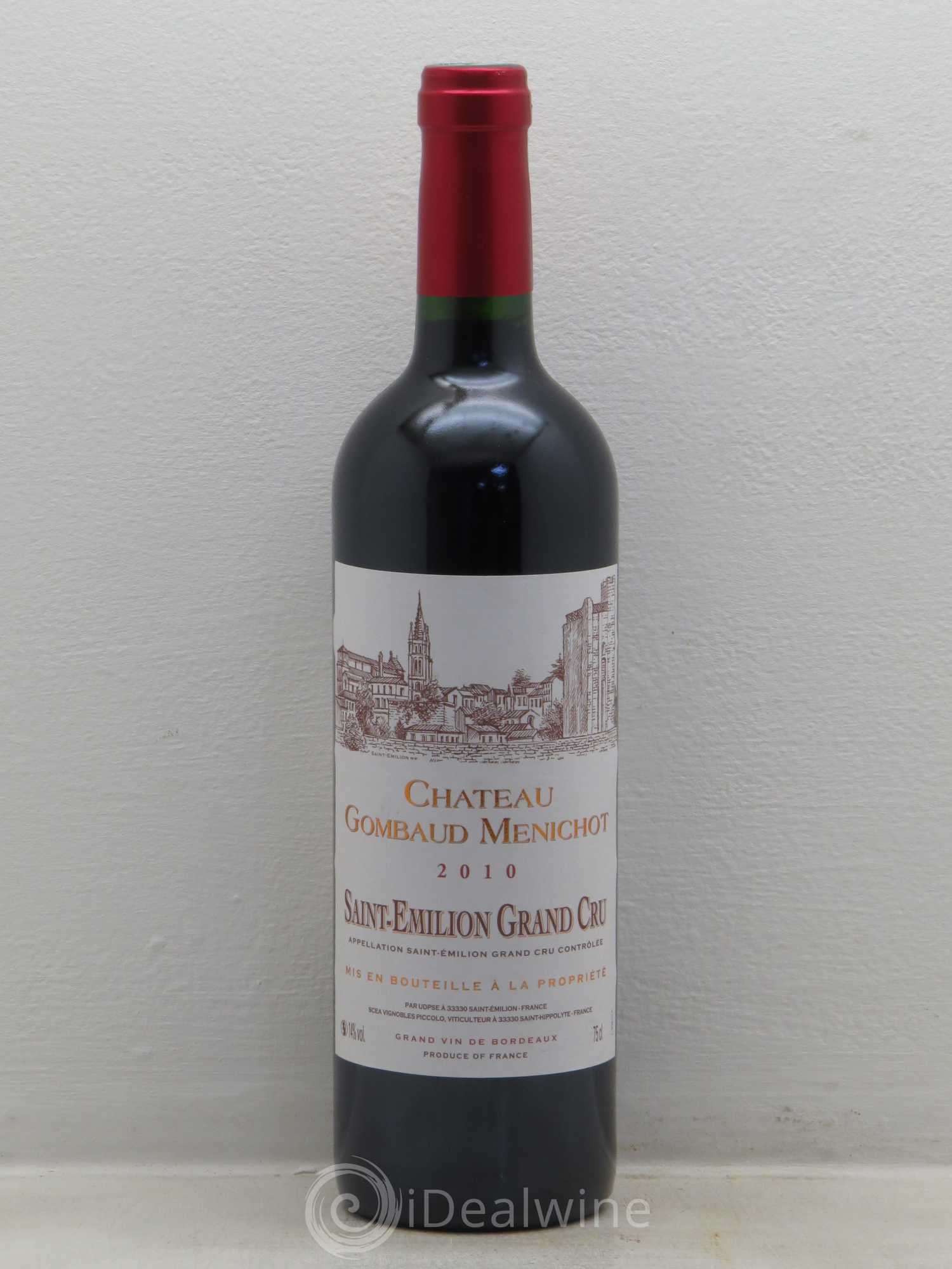 Saint-Émilion Chateau Gombaud Menichot (sans prix de réserve) 2010 - Posten von 1 Flasche - 0