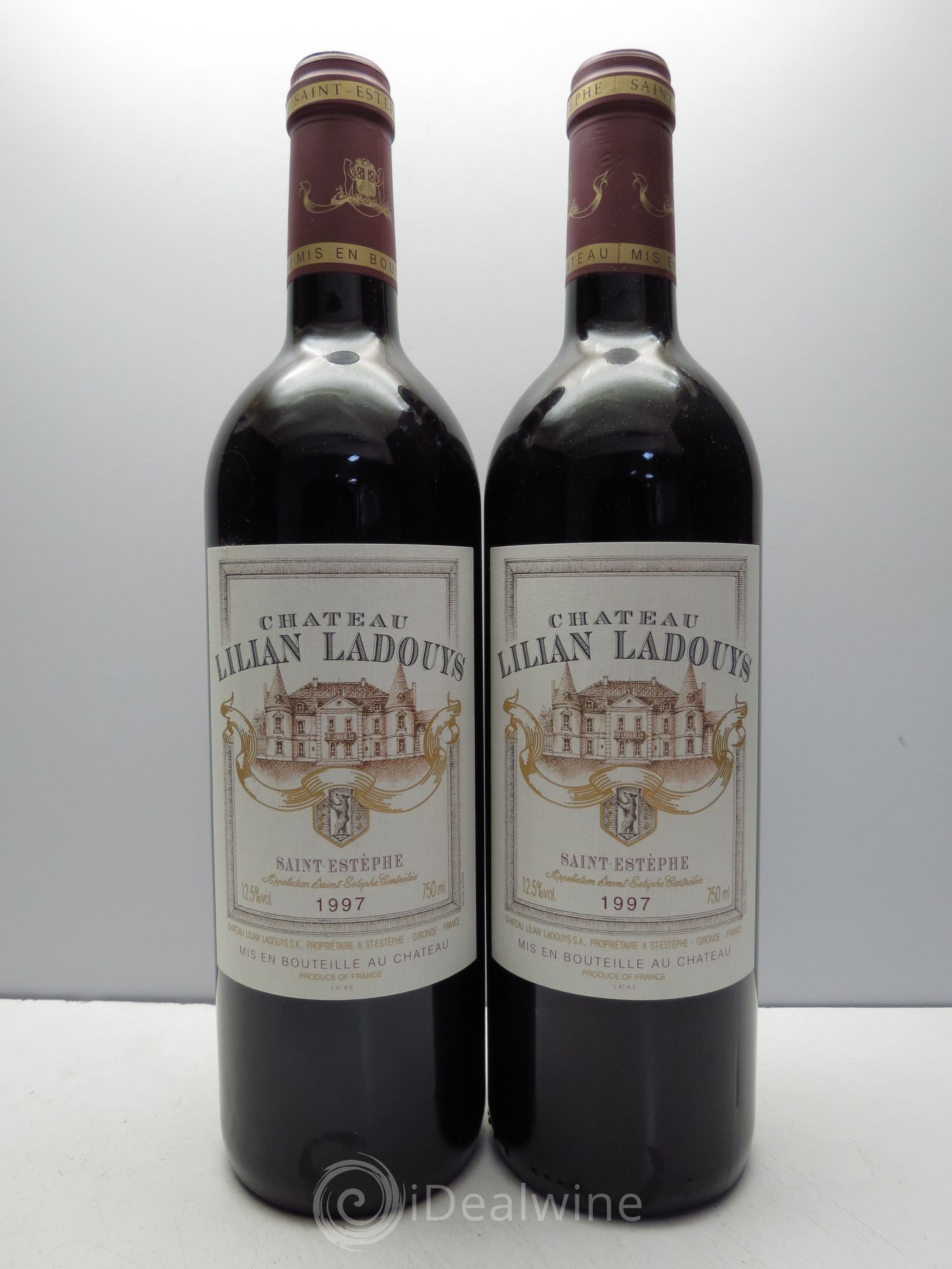 Château Lilian Ladouys Cru Bourgeois 1997 - Lot de 2 bouteilles - 0