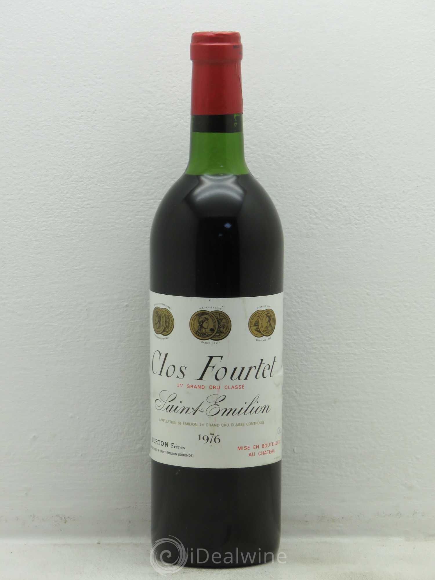 Clos Fourtet 1er Grand Cru Classé B (sans prix de reserve) 1976 - Lot de 1 bouteille - 0