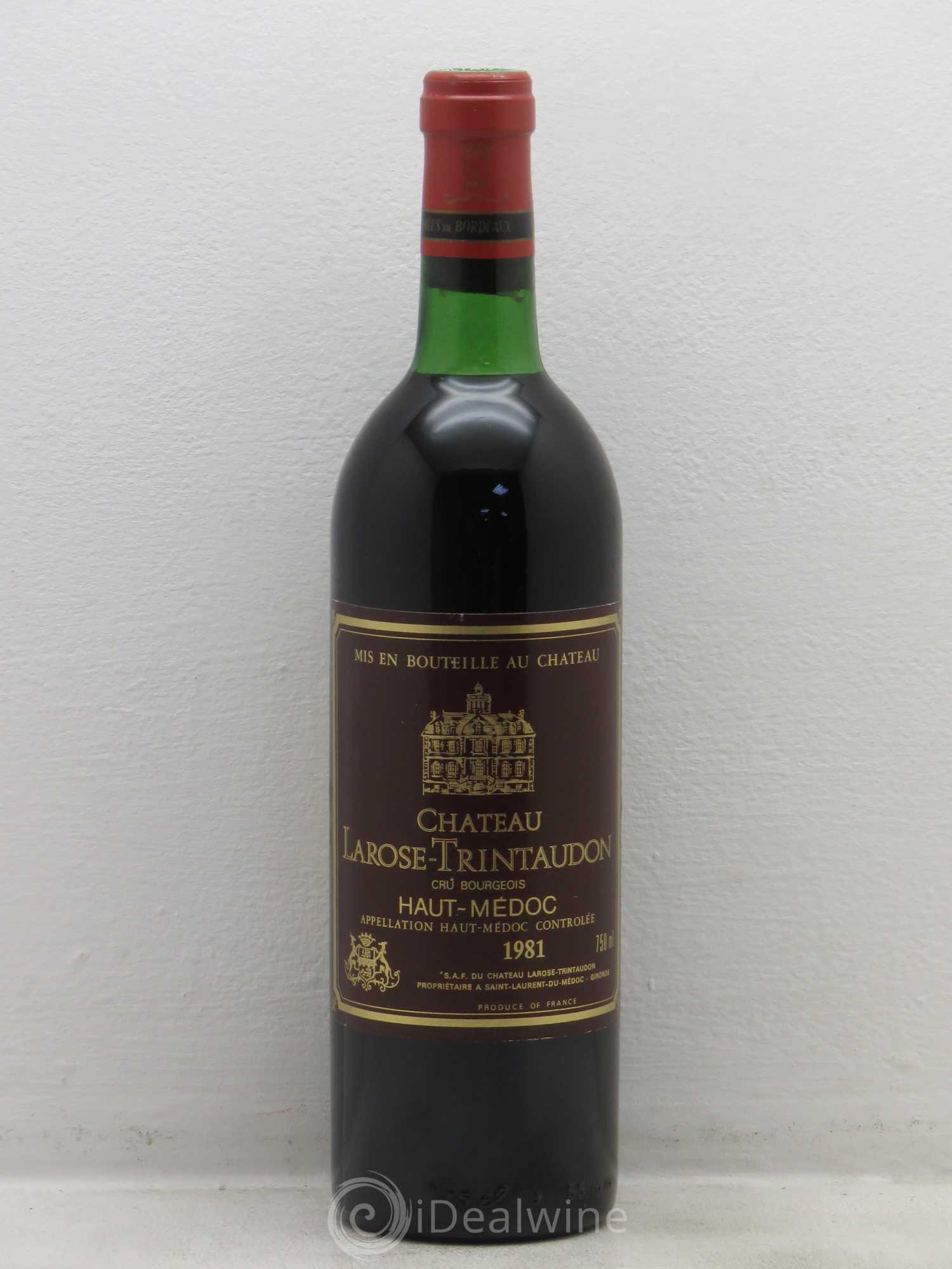 Château Larose Trintaudon Cru Bourgeois (sans prix de reserve) 1981 - Lot de 1 bouteille - 0