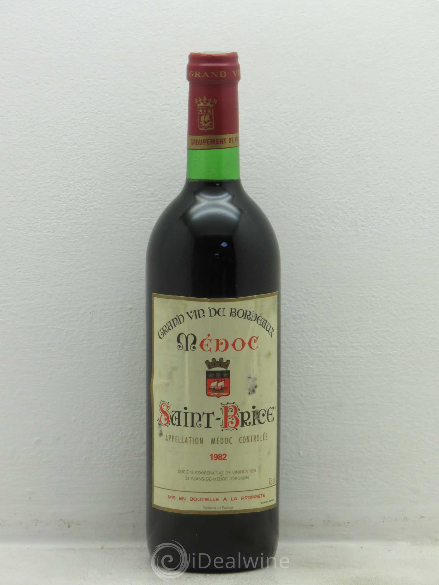 Médoc Château Saint-Brice (sans prix de reserve) 1982 - Posten von 1 Flasche - 0