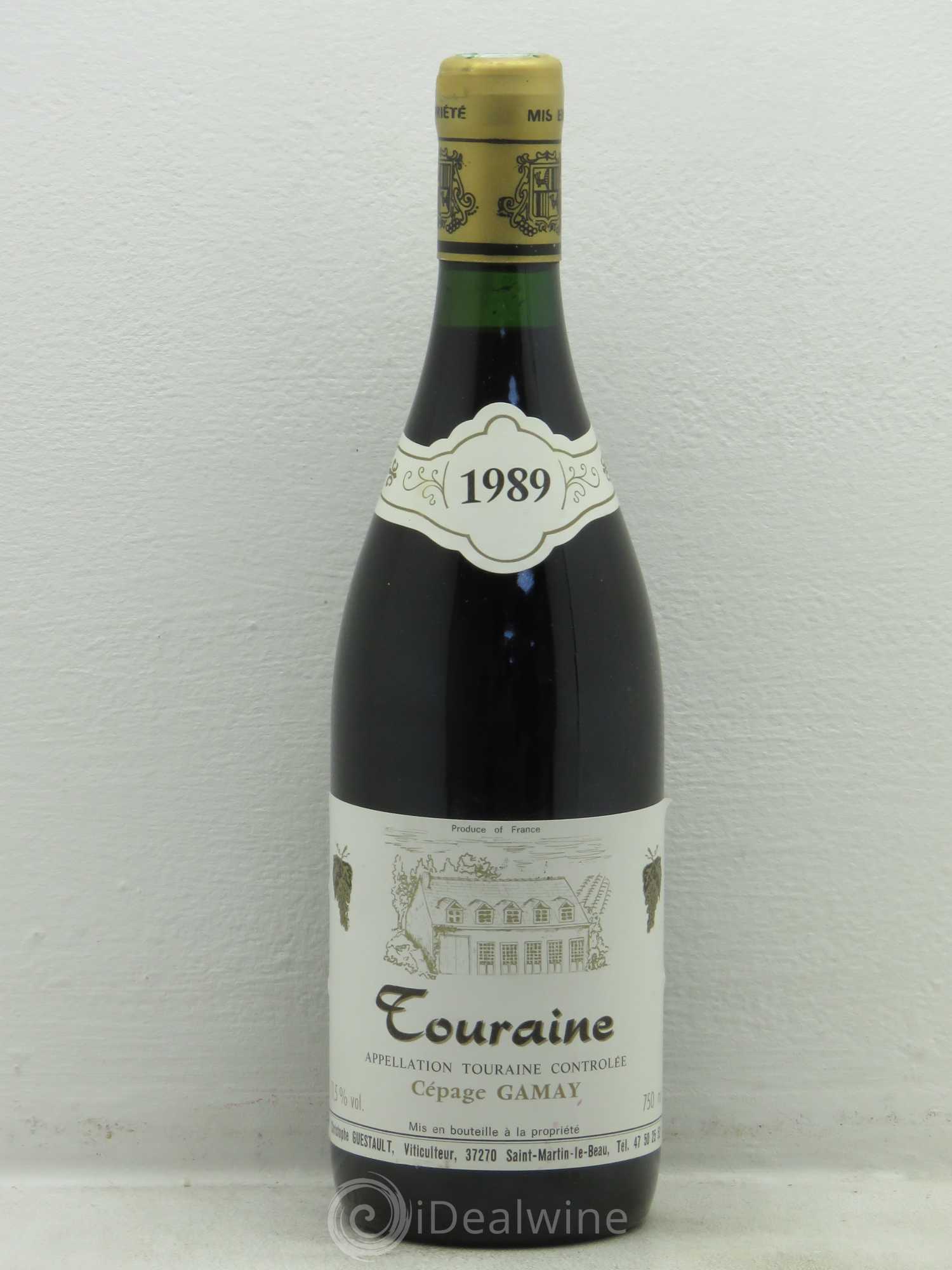 Touraine Gamay Clos Roche Blanche (Domaine de) (sans prix de reserve) 1989 - Lot de 1 bouteille - 0