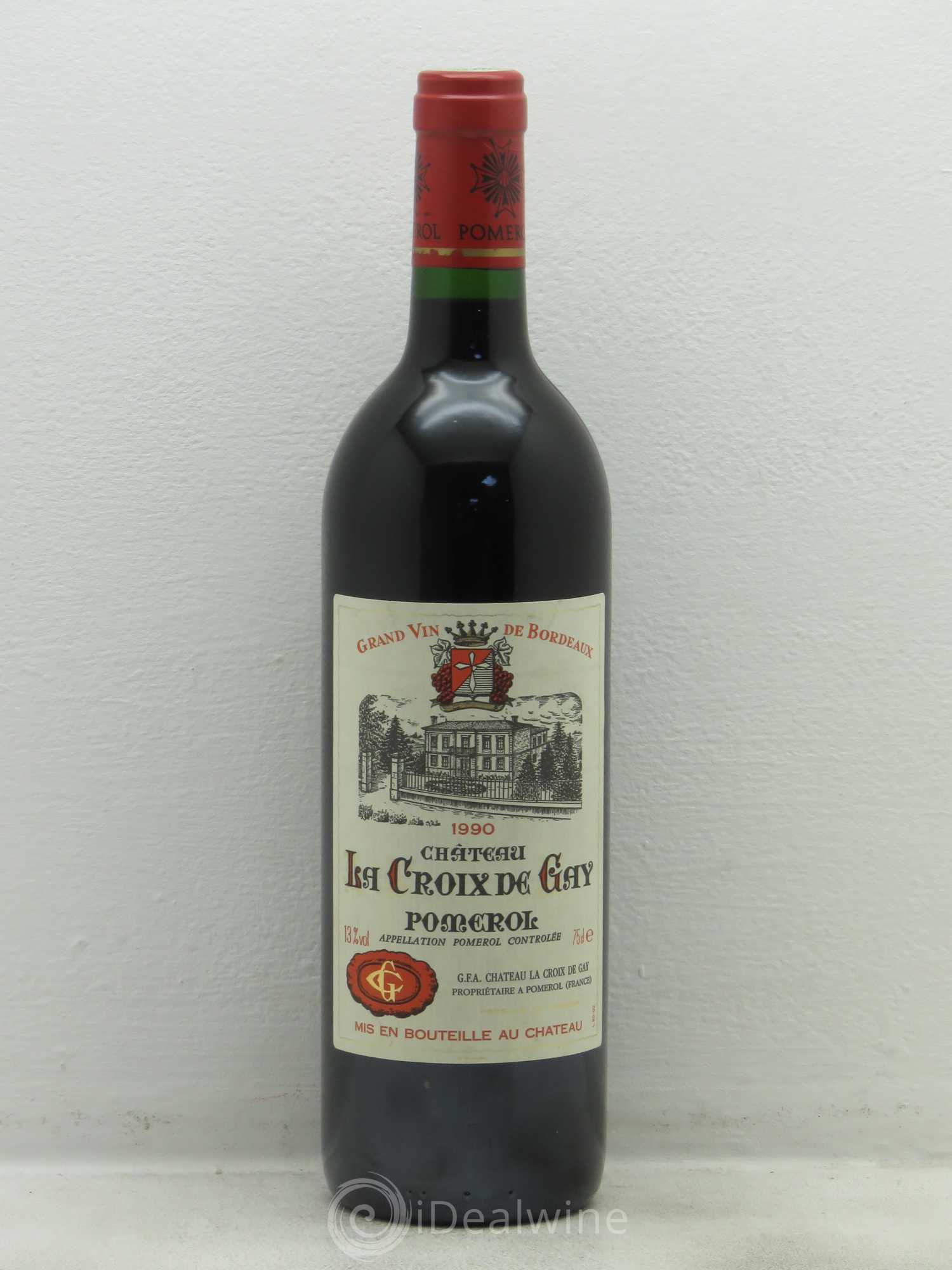 Château la Croix de Gay 1990 - Posten von 1 Flasche - 0