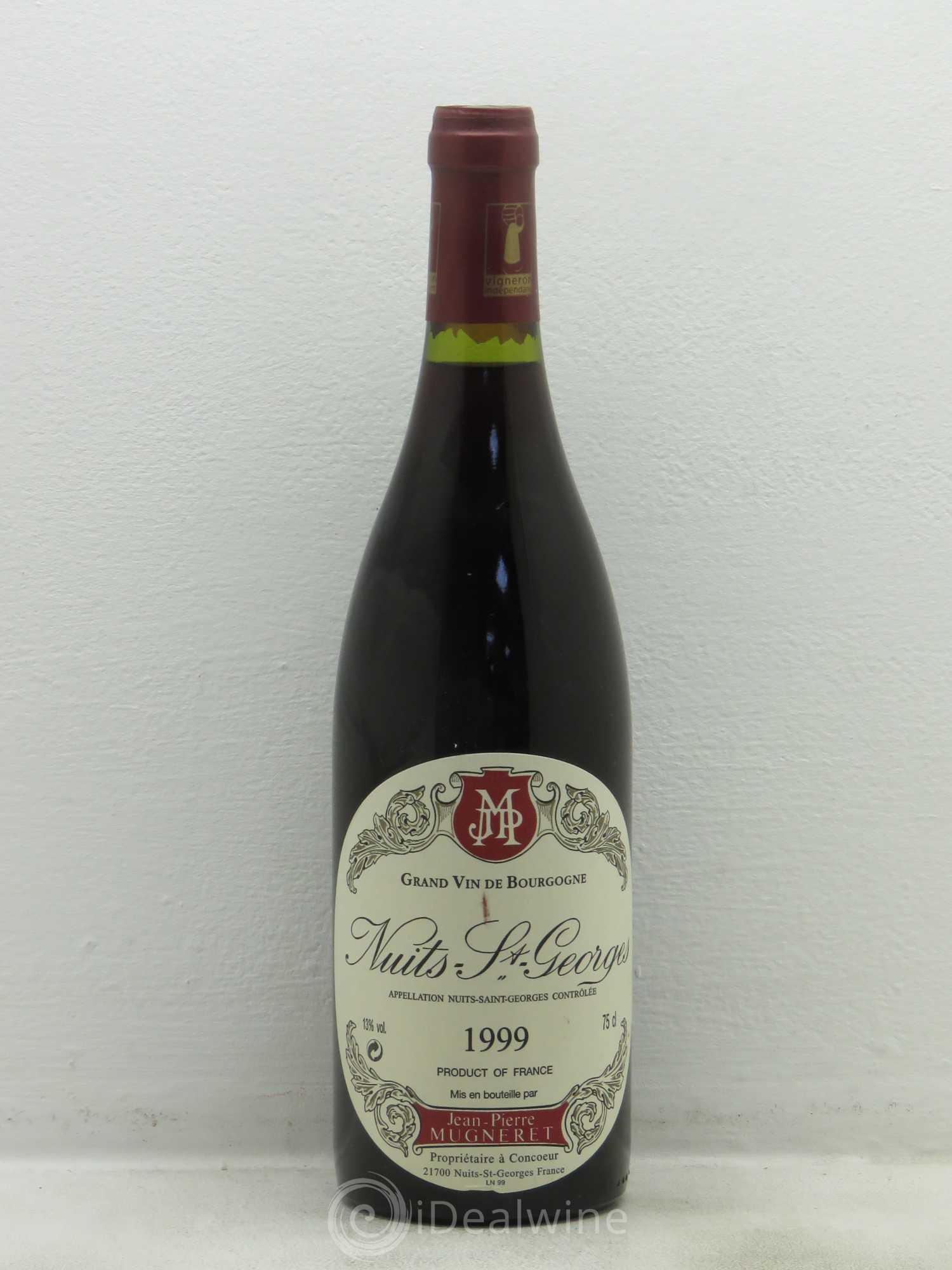 Nuits-Saint-Georges Jean-Pierre Mugneret (sans prix de reserve) 1999 - Posten von 1 Flasche - 0