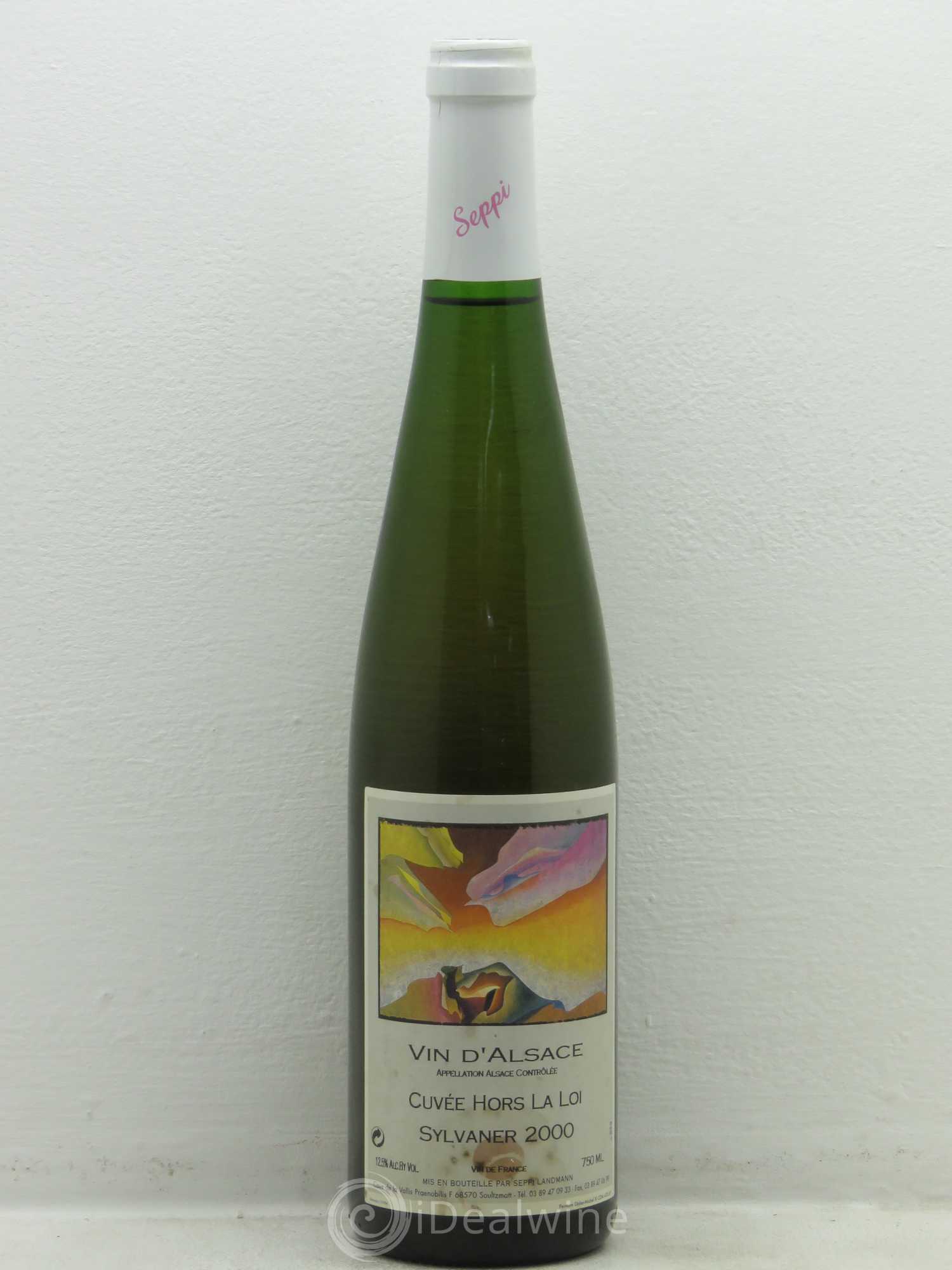 Sylvaner Cuvee Hors La Loi Seppi (sans prix de reserve) 2000 - Posten von 1 Flasche - 0