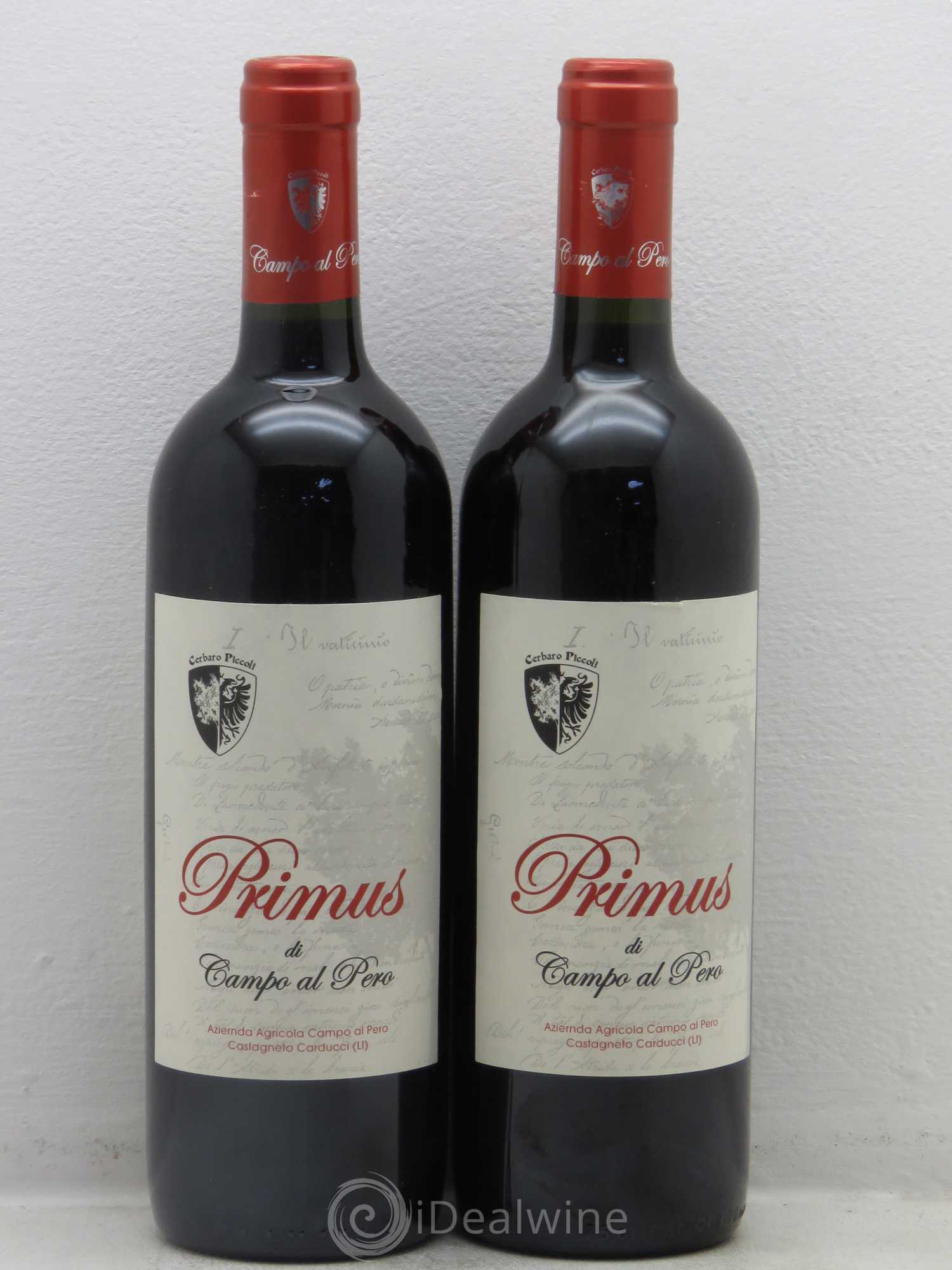 Bolgheri DOC Toscane Primus Igt Campo Al Pero Prima Annata (sans prix de reserve) 2006 - Posten von 2 Flaschen - 0